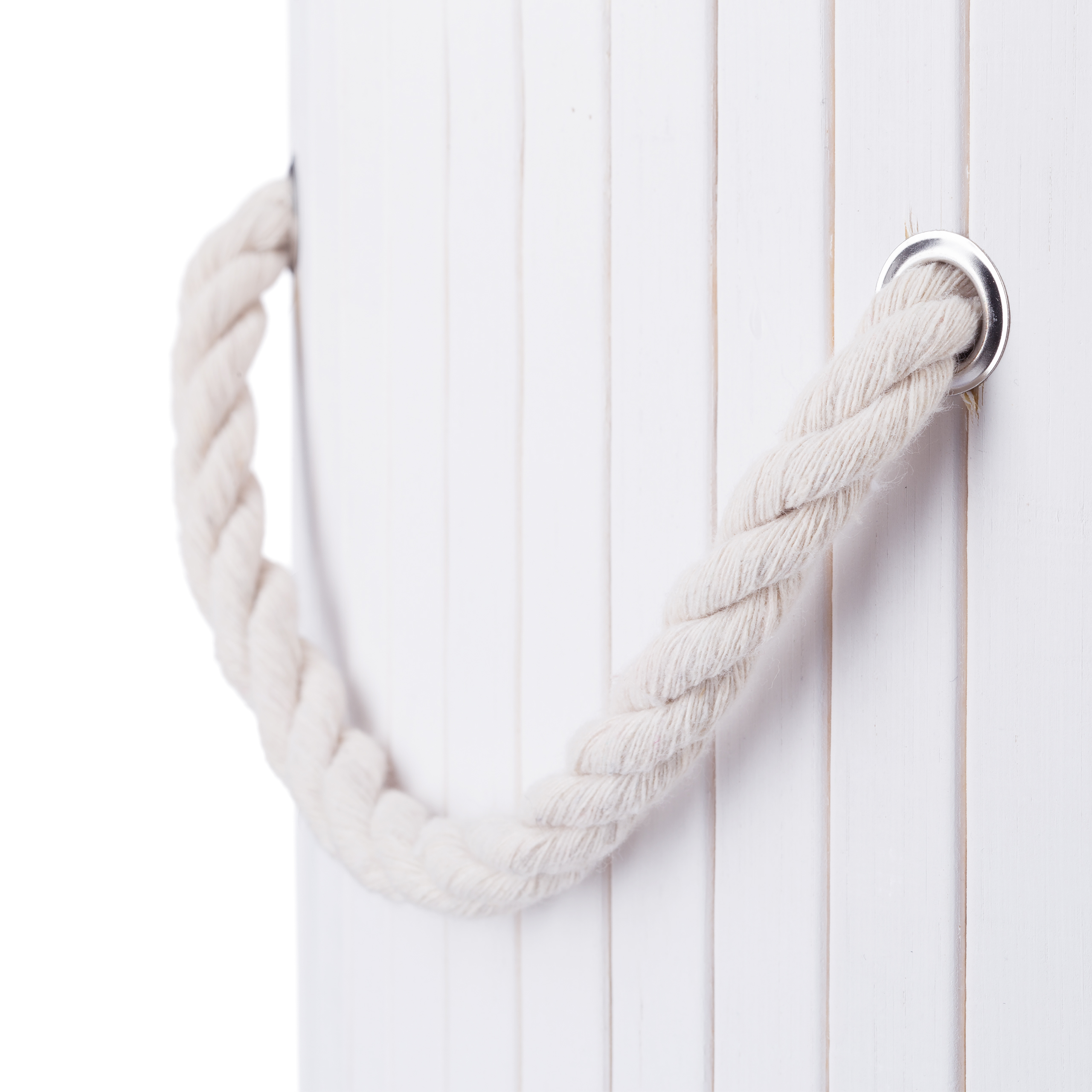 Pliable panier à linge bambou rond 80 L hauteur 65 cm Boite à linge Coffre à 5 Couleurs