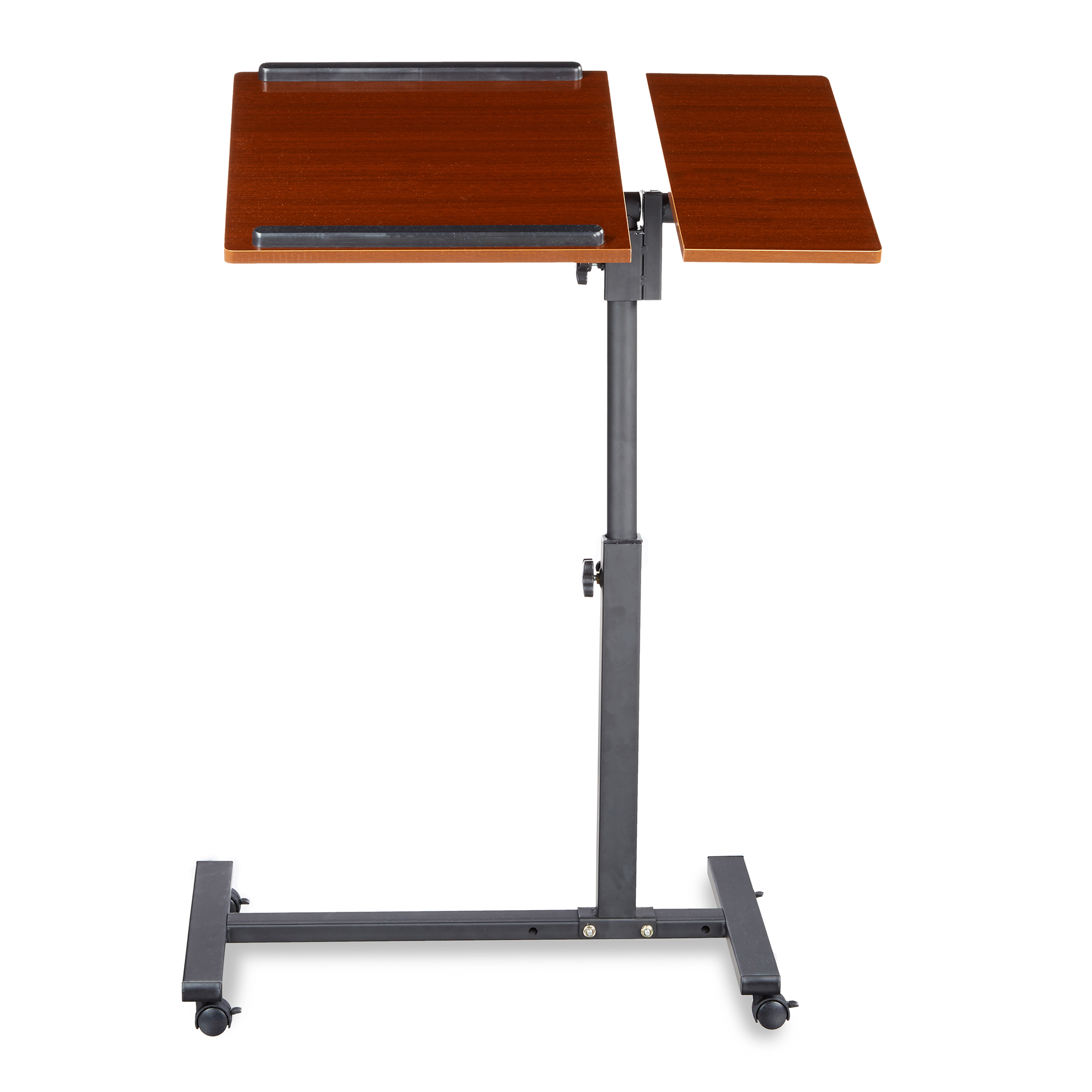 Laptoptisch höhenverstellbar Linkshänder Notebook Ständer Sofa Tisch Rollen Holz