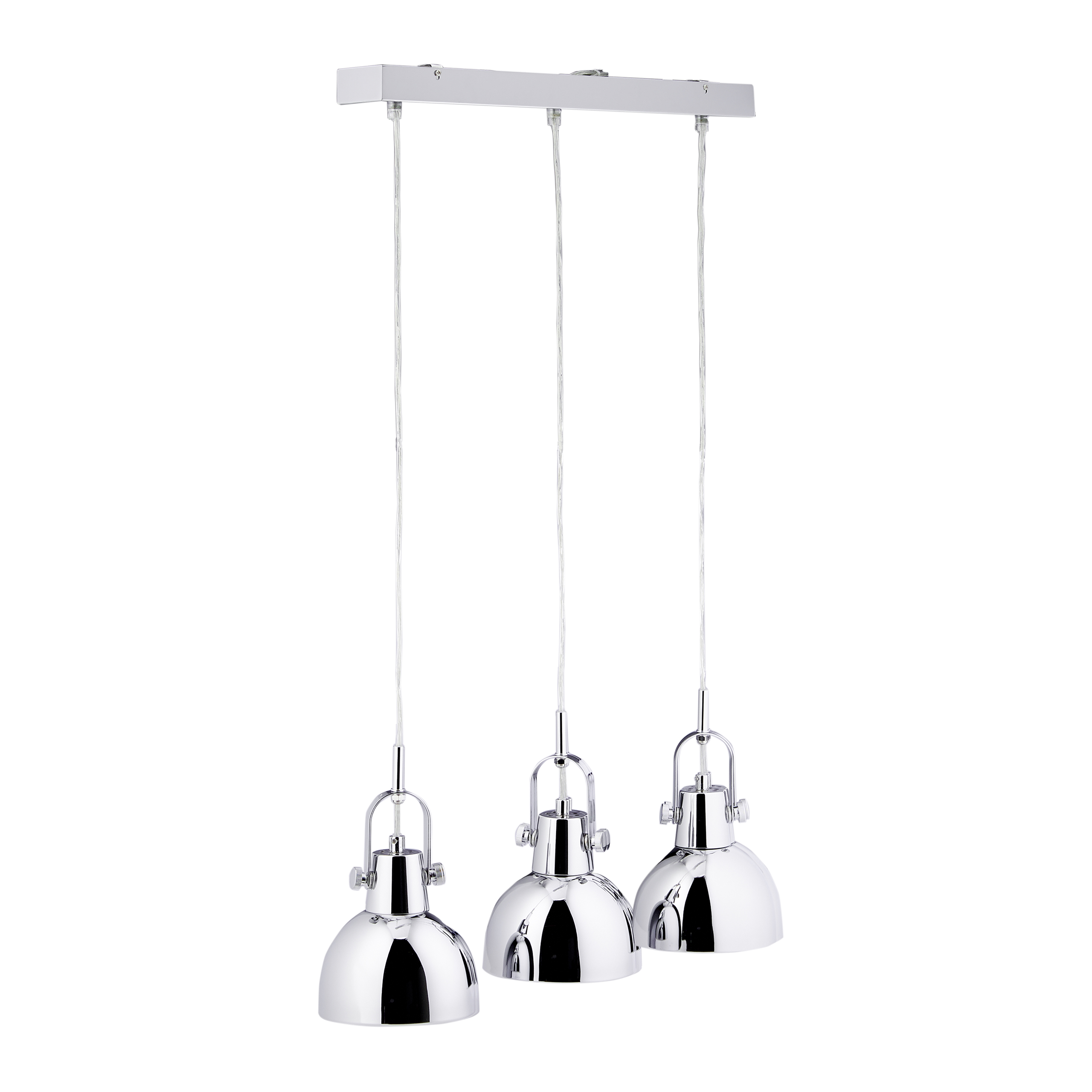 Deckenleuchte Design Hängeleuchte Pendelleuchte 3-flammig höhenverstellbarer