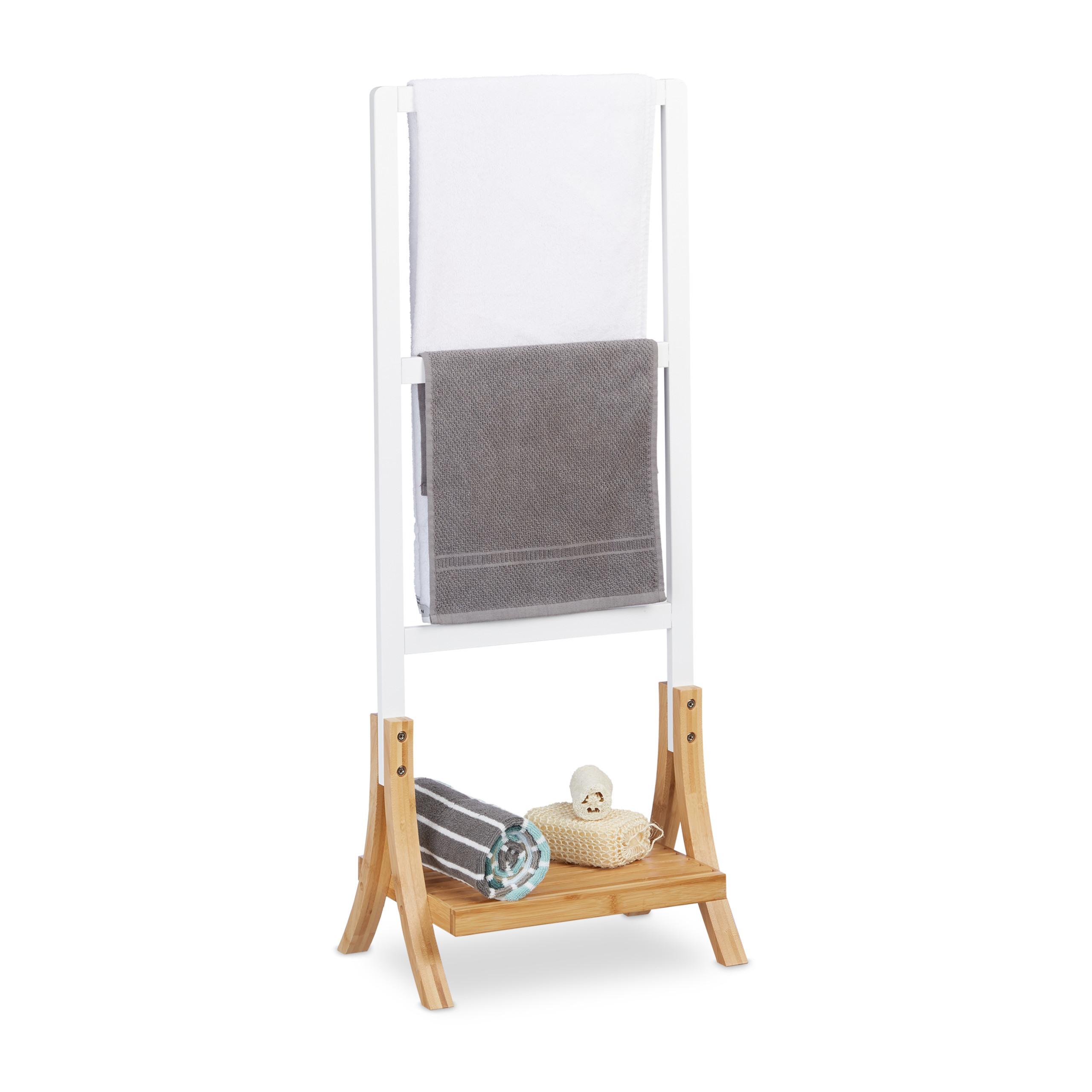 Inspirierend Handtuchhalter Stehend Hornbach Handtuchhalter stehend Badetuchstangen dreifach
