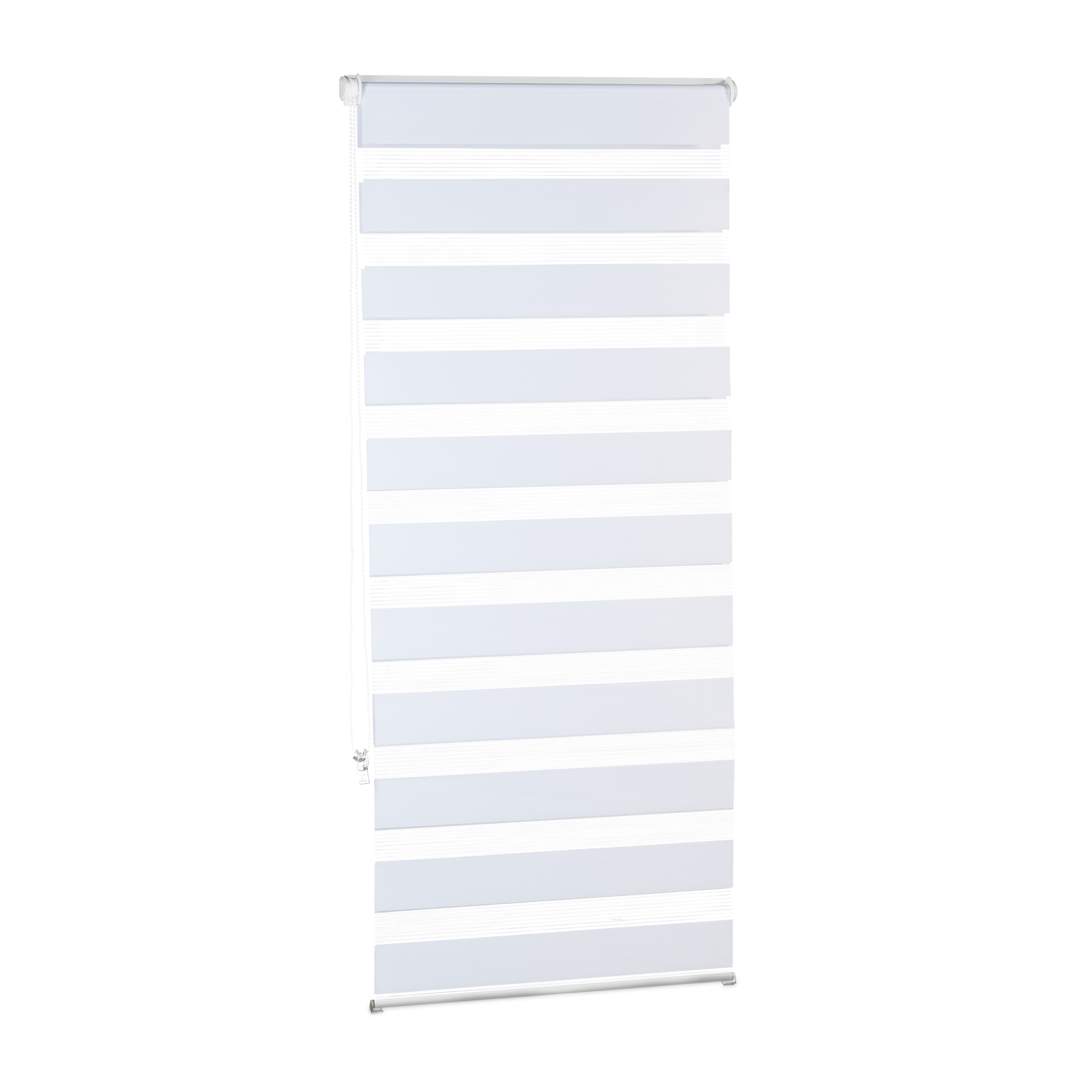 Doppelrollo Klemmfix Fensterrollo Seitenzugrollo Duorollo Sonnenschutzrollo weiß