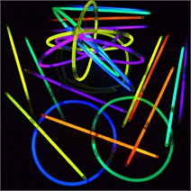 100er Pack Knicklichter - Glow Sticks 