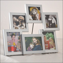 3D Fotorahmen Alu - 6 Bilder 