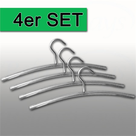 Edelstahl Kleiderb&uuml;gel Garderobenb&uuml;gel 4er Set