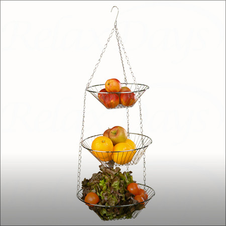 H&auml;ngekorb 3-tlg. - K&ouml;rbe 23, 25, 27 cm