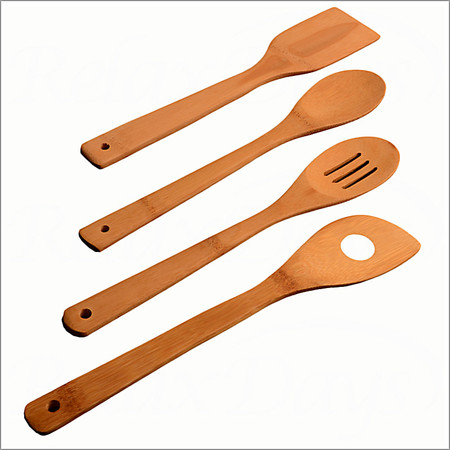 Kochl&ouml;ffel Holz Bambus 4-tlg. Set