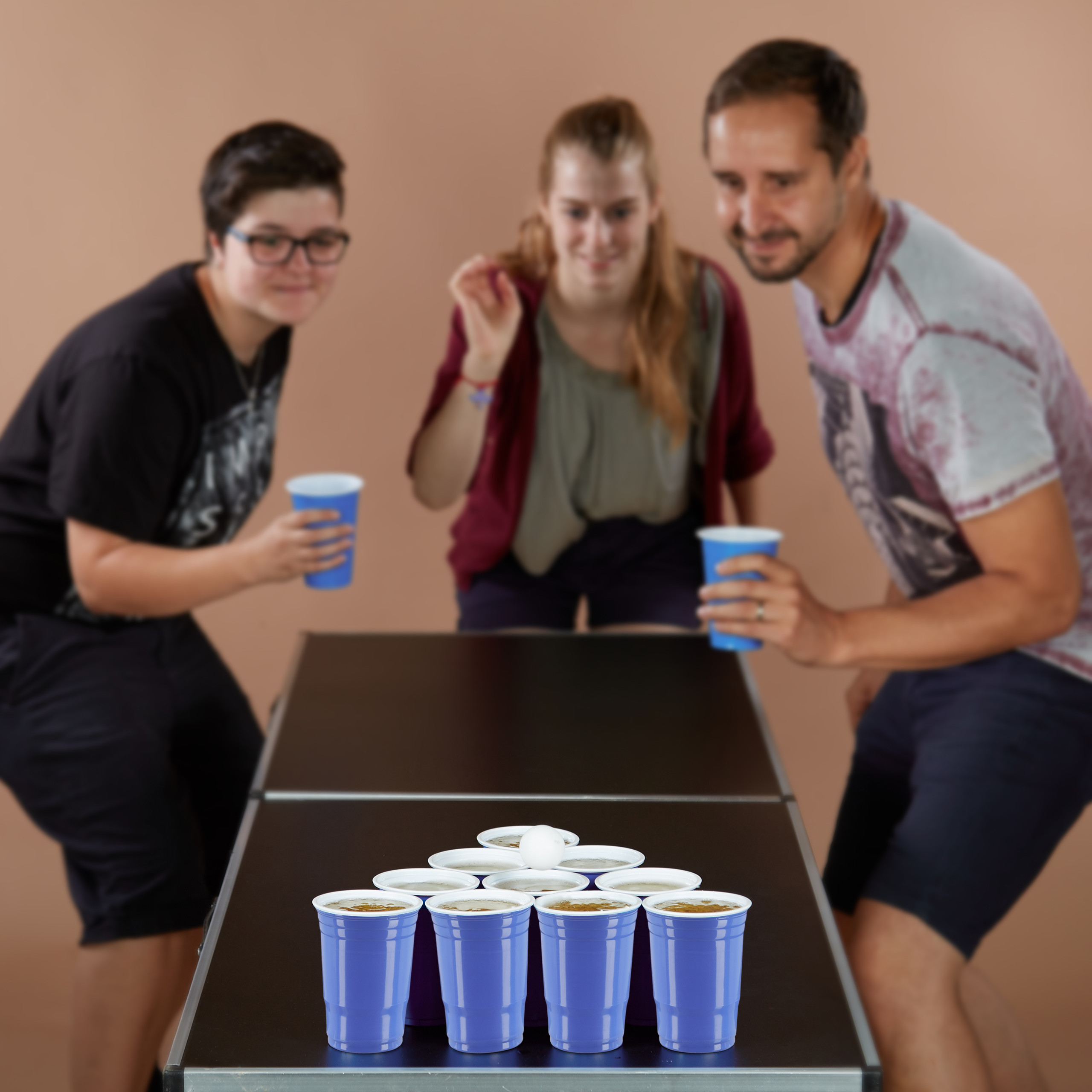Beer Pong Getränkebecher Partybecher Plastikbecher Becher Einwegbecher 50er Pack