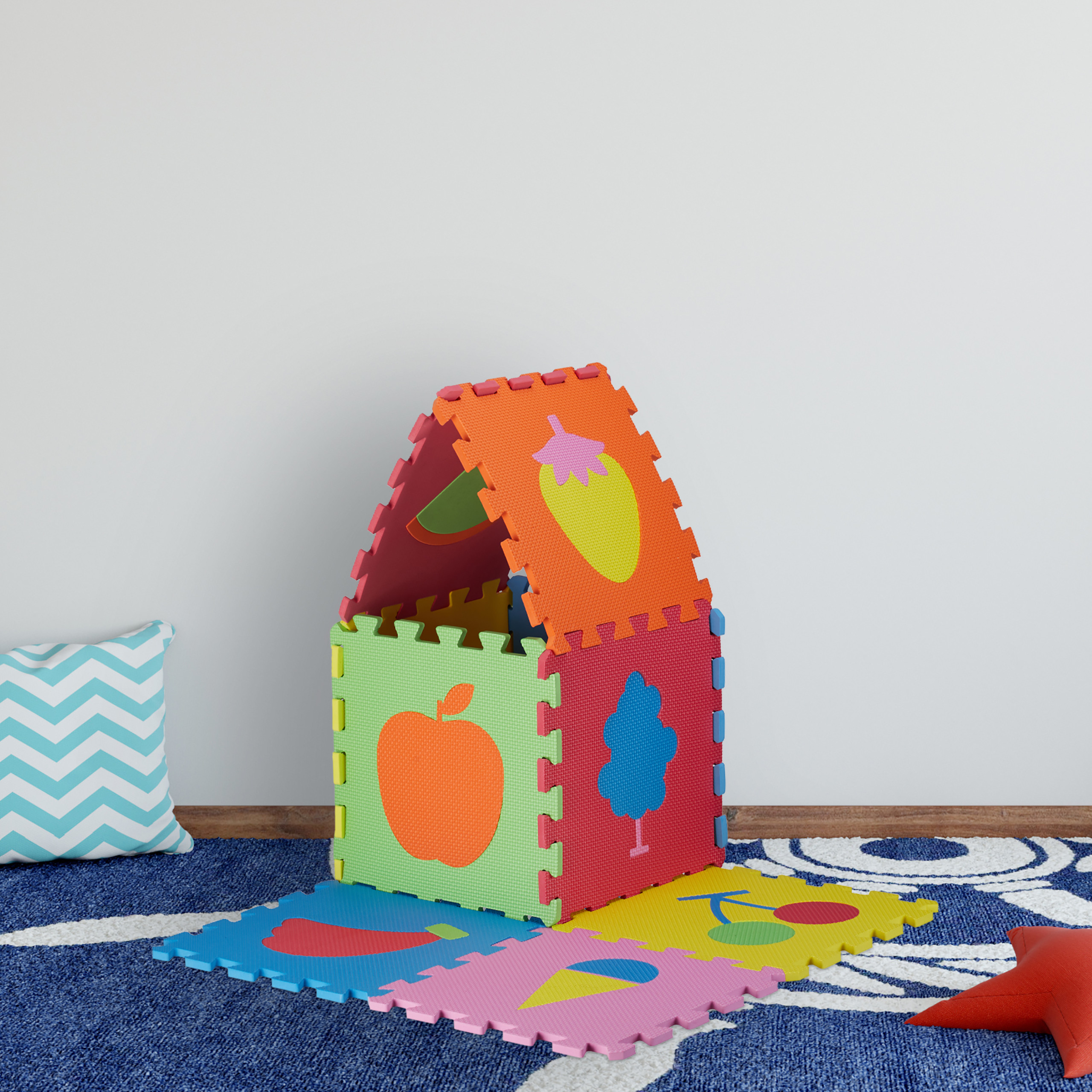 Puzzlematte Puzzle Spielmatte Puzzleteppich Kindermatte Kinderspielteppich