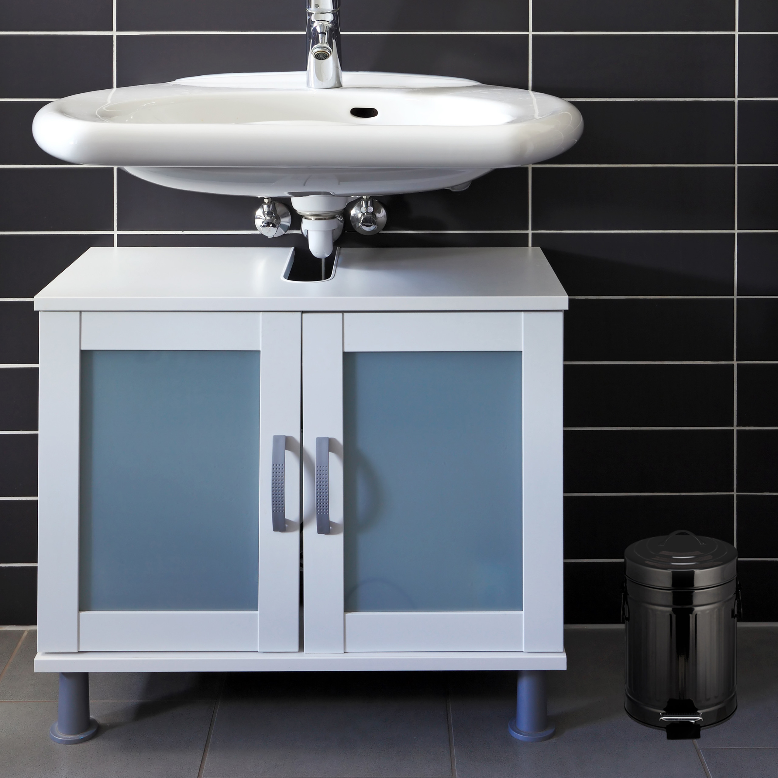 Treteimer Retro 3L Hygieneeimer Biomülleimer Badtreteimer Wc Eimer Kosmetikeimer
