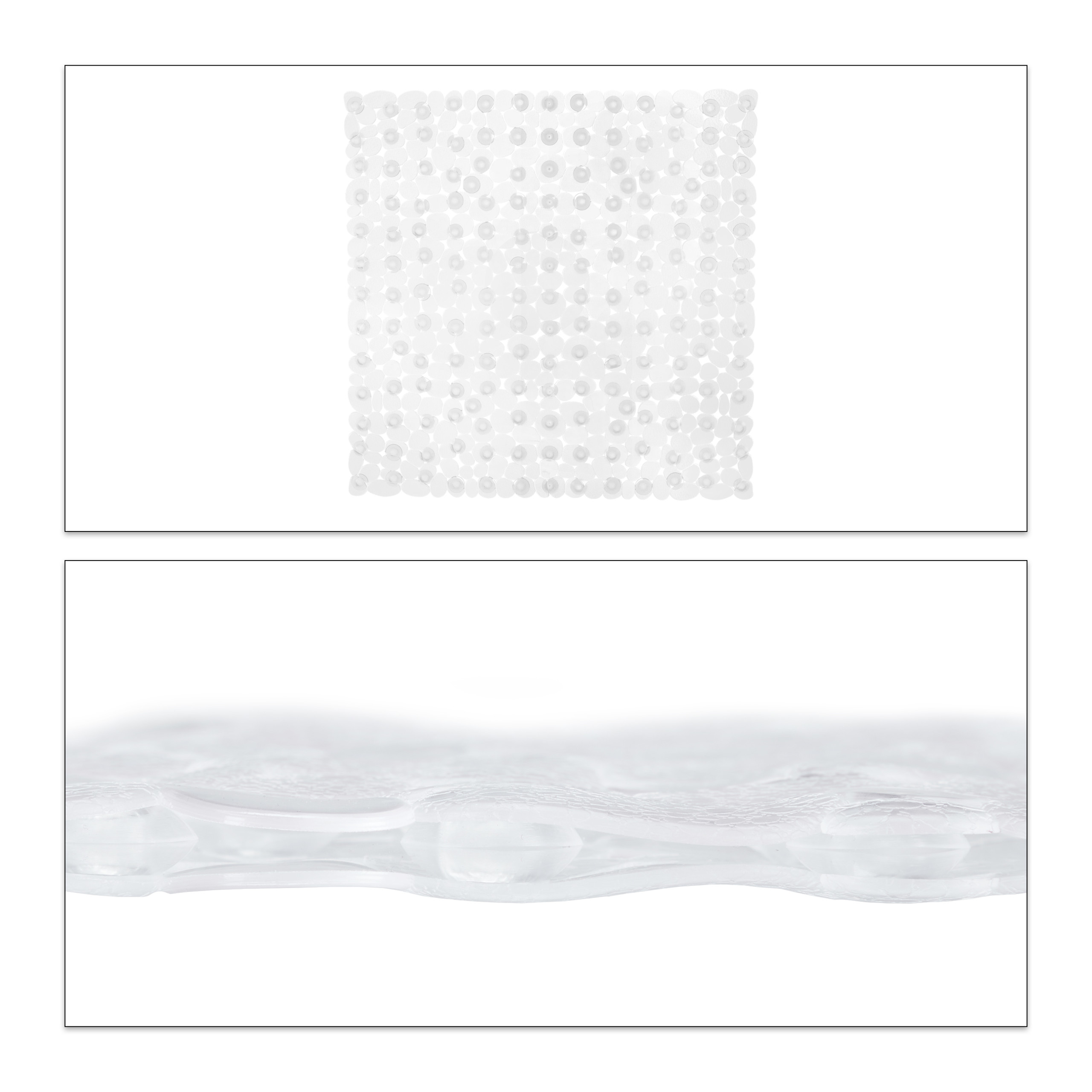 Duschmatte Steinoptik Antirutschmatte quadratisch Duscheinlage Duschwannenmatte