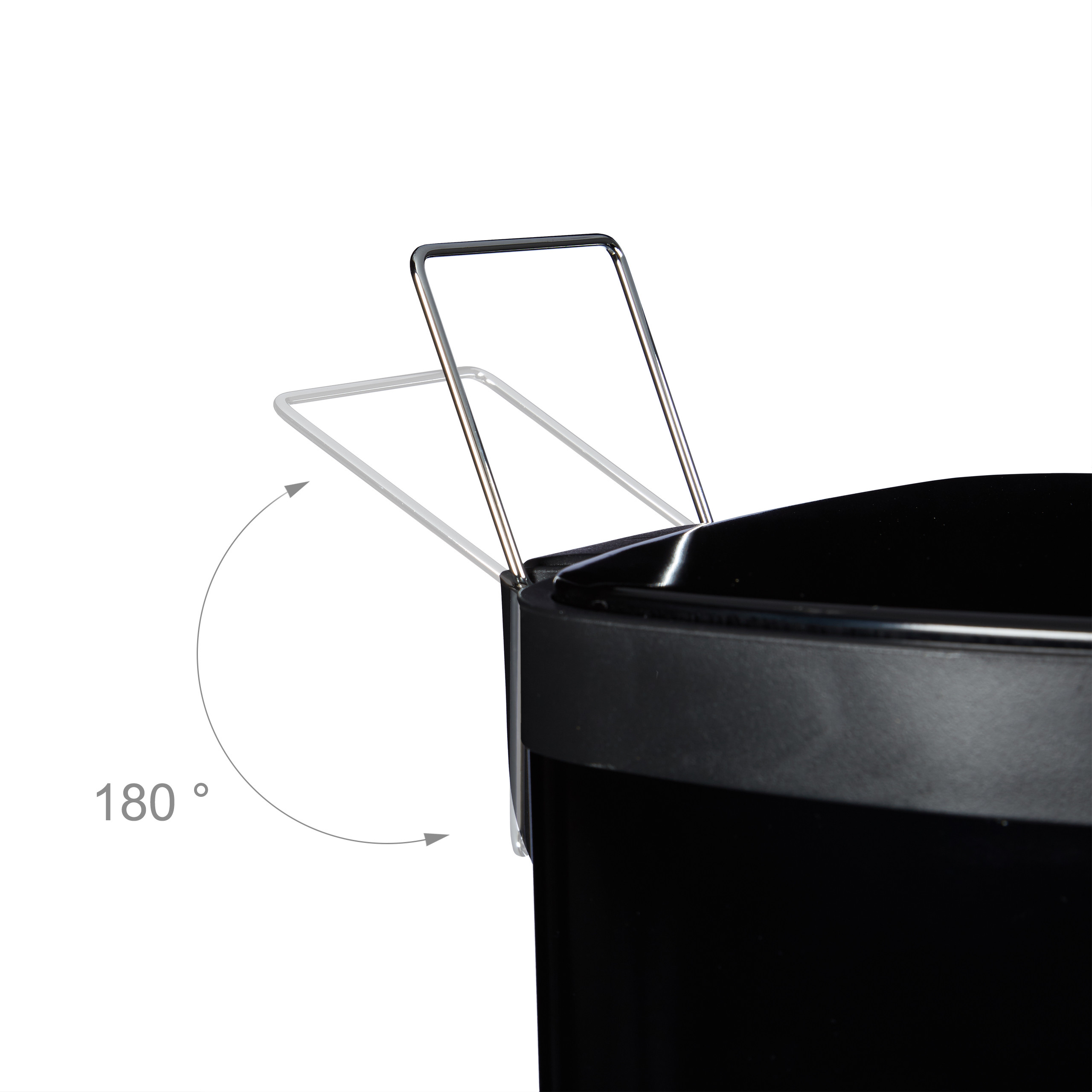 farbig Kosmetikeimer Metall Treteimer 12 Liter Mülleimer mit Absenkautomatik