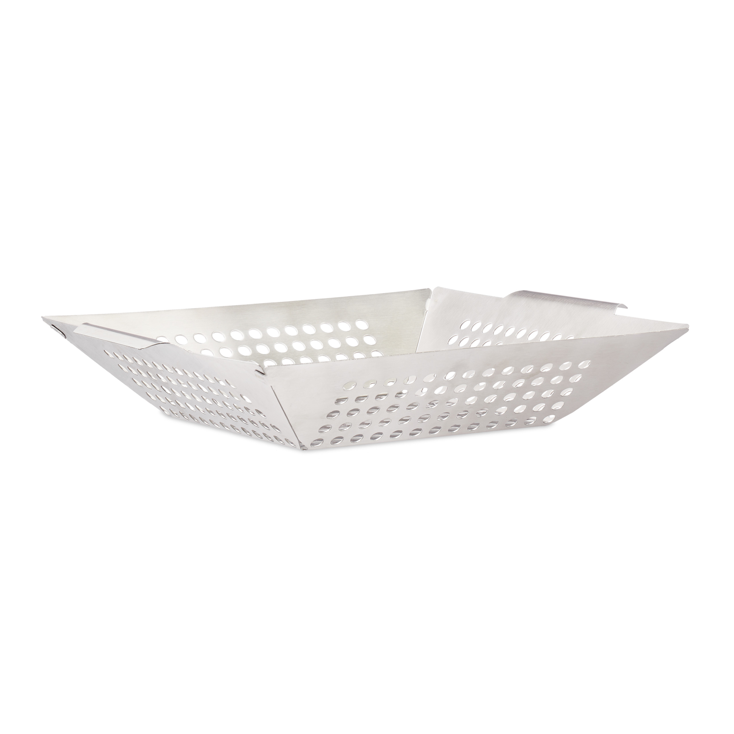 Grillkorb BBQ Grillschale Grillpfanne Gemüsekorb Gemüseschale Grillwok Edelstahl