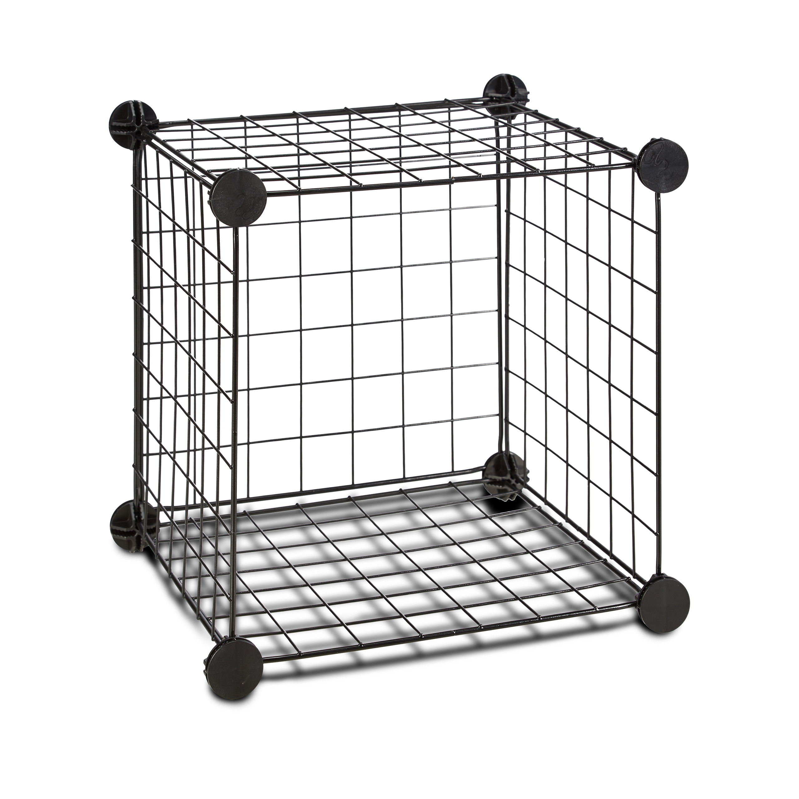 Steckregal Drahtgitter Metallregal 9 Fächer Regalsystem Würfel DIY Modulregal