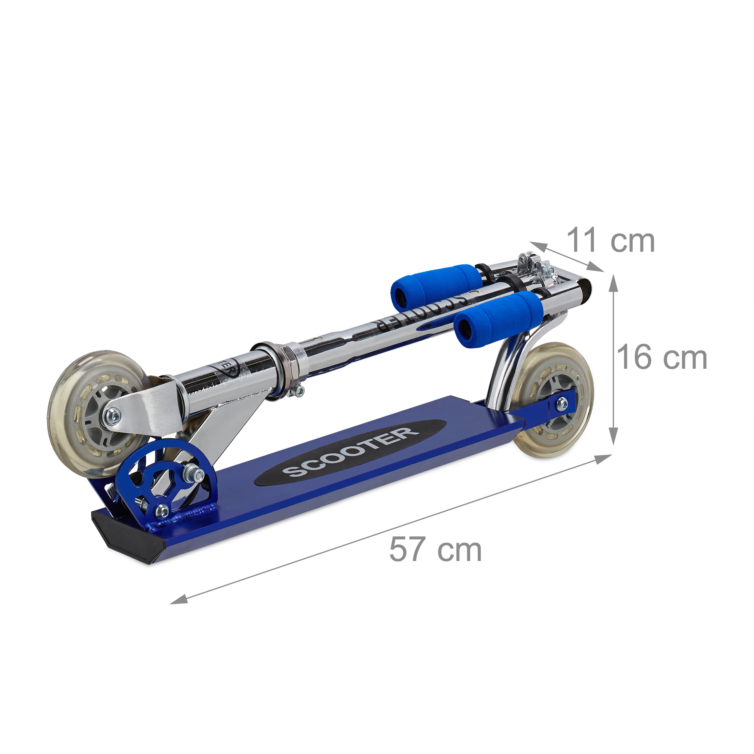 Scooter Enfants Alu Roller klappscooter Kick Scooter Trottinette 2 rouleaux 95 mm