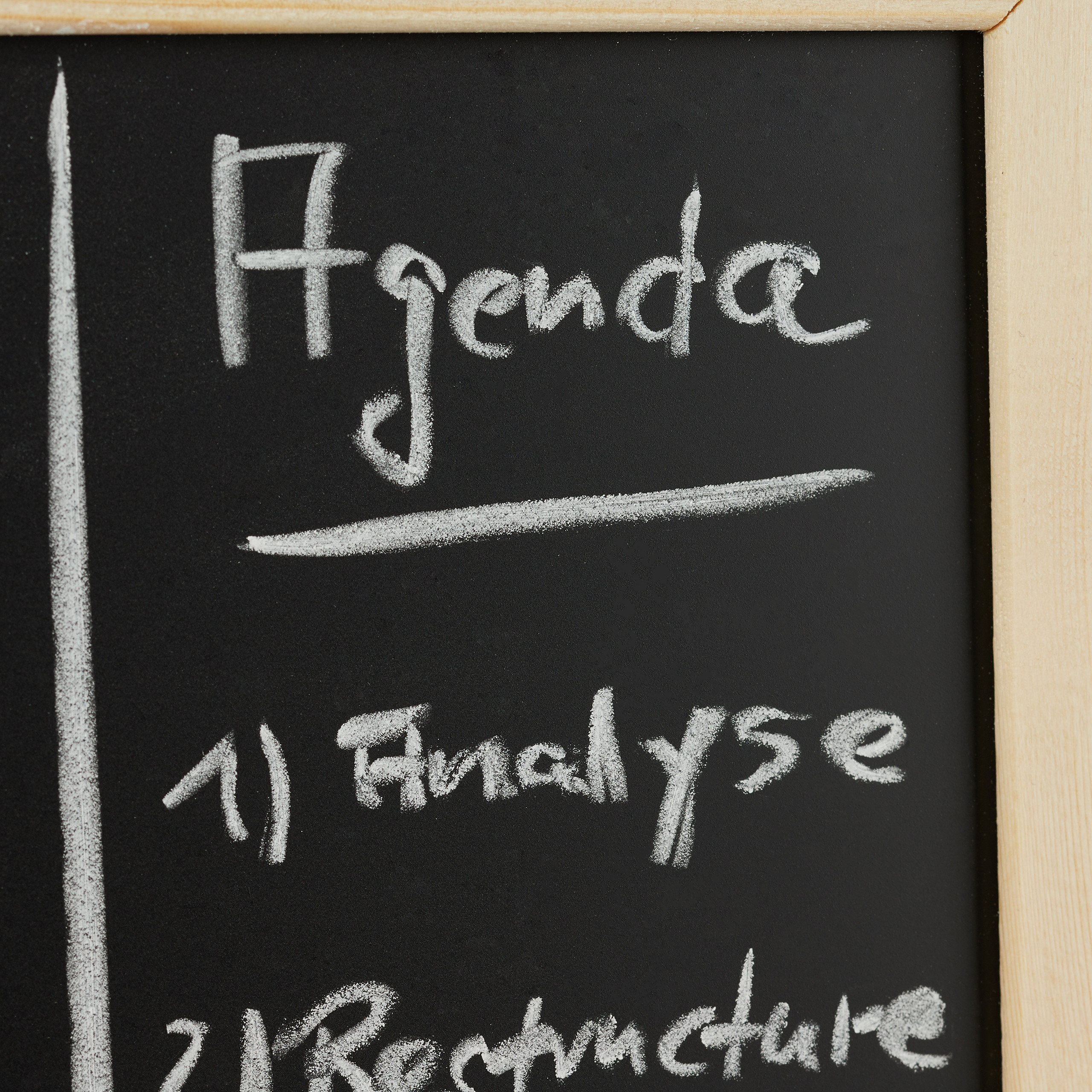 Kreidetafel mit Holzrahmen Wandtafel abwischbar Memoboard Memotafel Wand schwarz