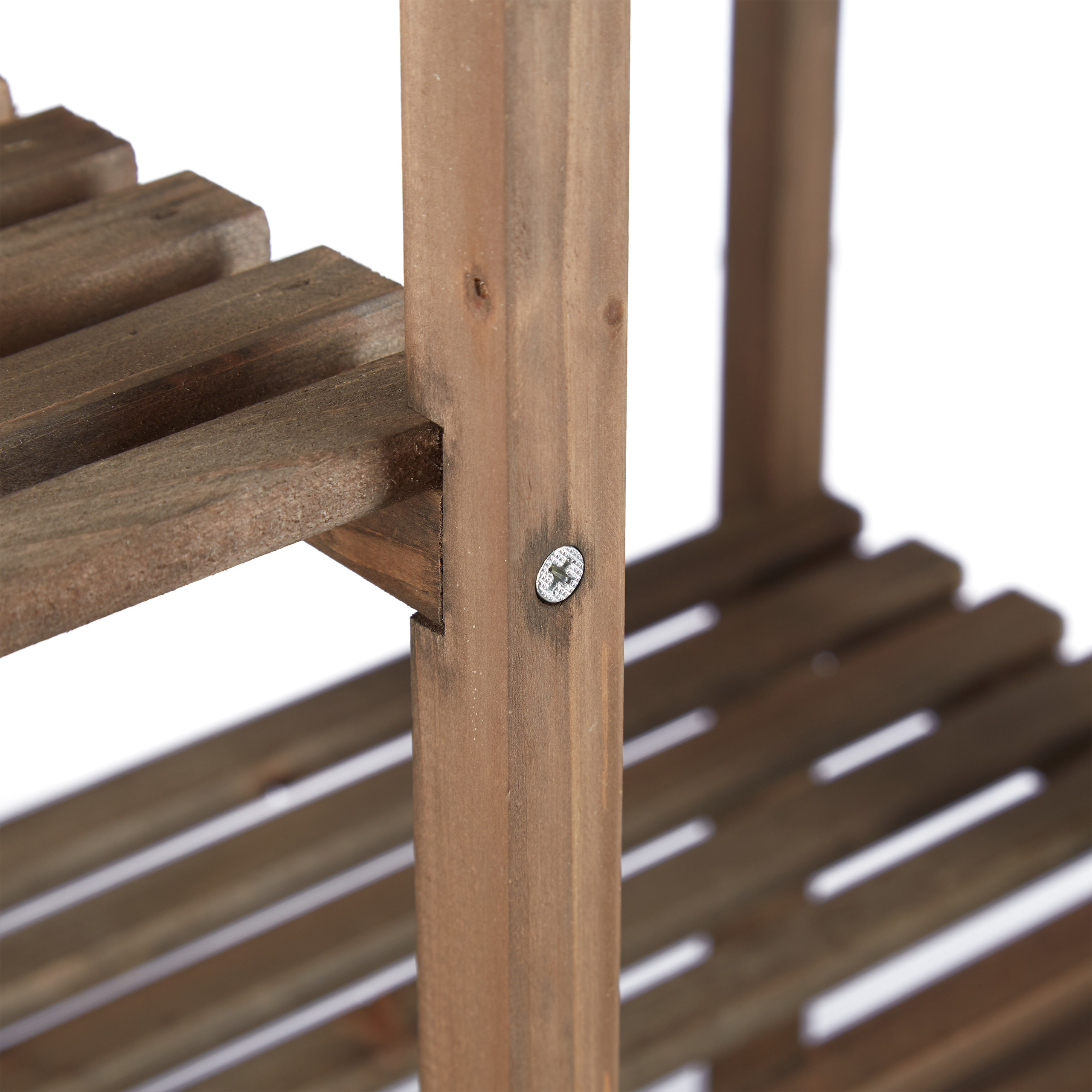 Blumenregal Holz Pflanzenregal Pflanzentreppe Pflanztreppe Blumentreppe Braun