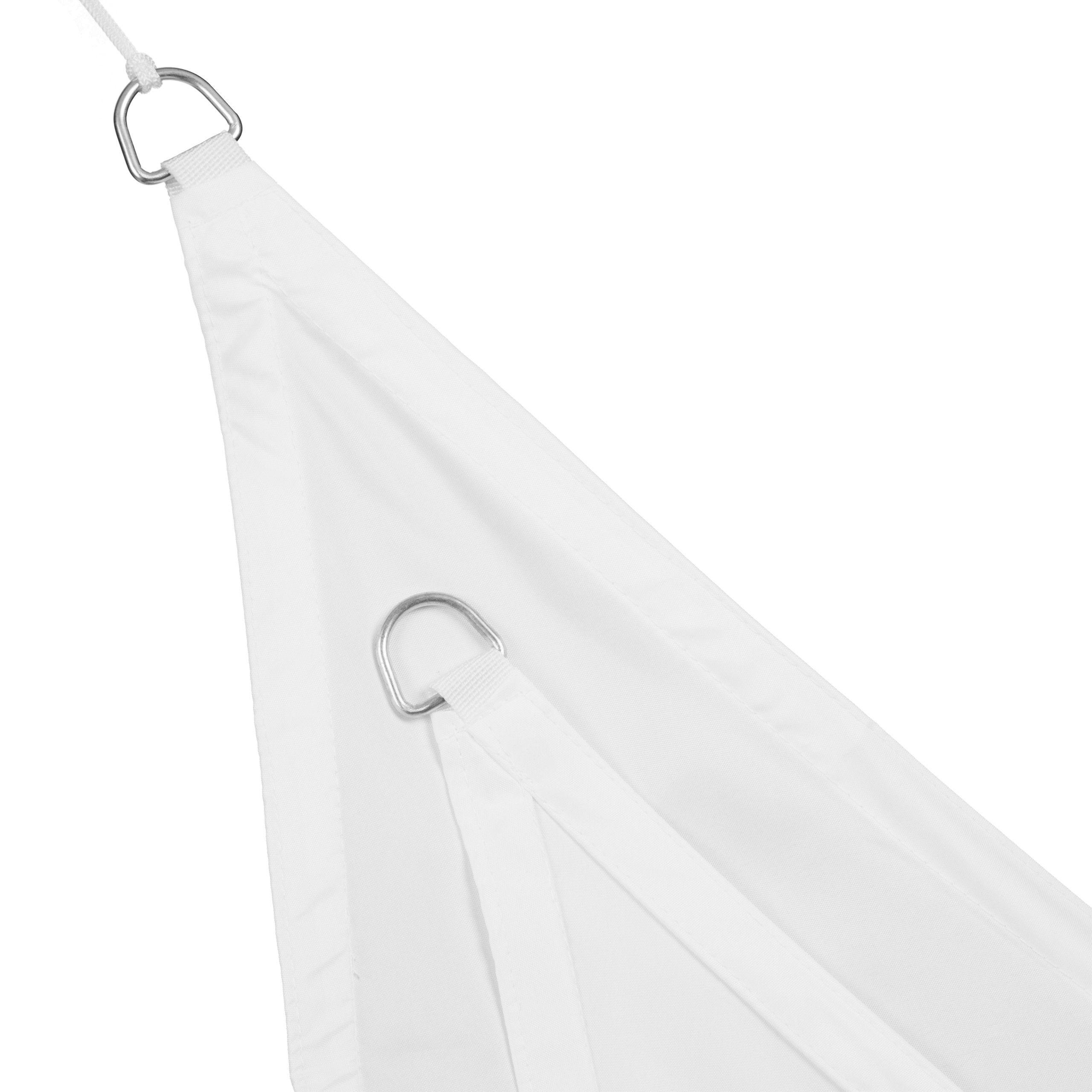 Größen weiß Sonnensegel Dreieck Sun Shade Schattenspender Sonnentuch Segel ver