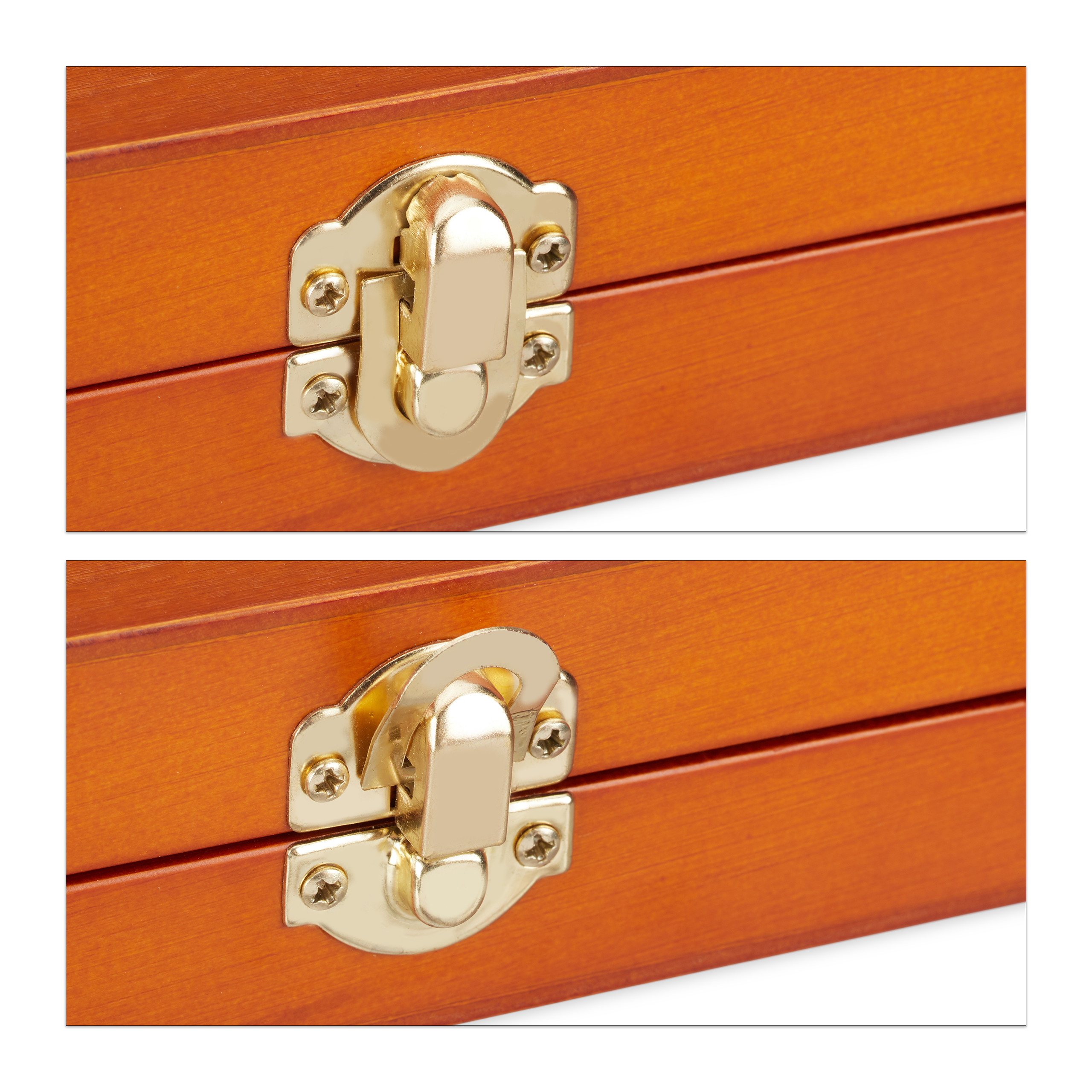 Zeichenset Malset Malkoffer Skizzierset Künstlerset Künstlerkoffer Holz 48-tlg.