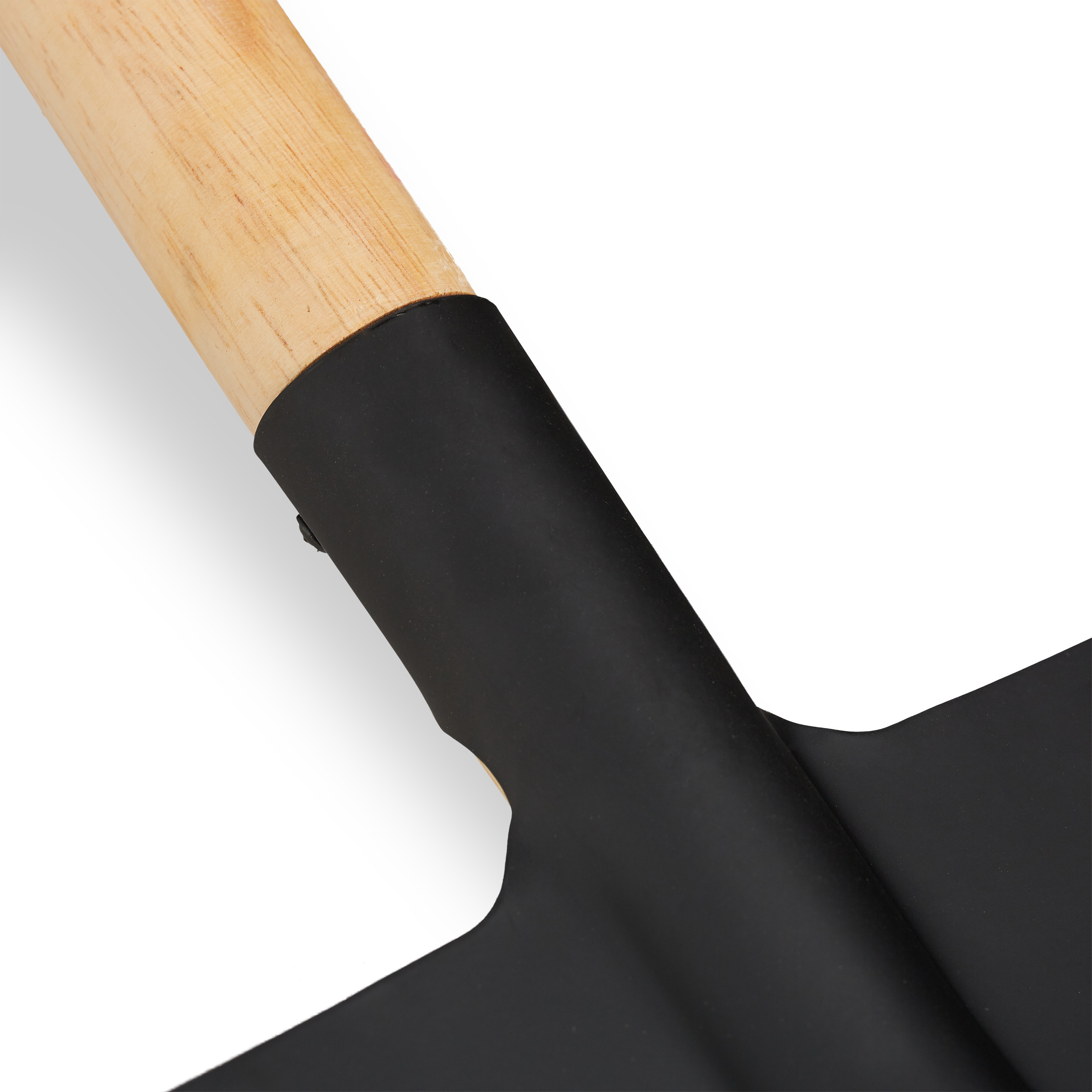 Kehrschaufel avec poignée en bois la Pelle à poussières Noir Cheminée Pelle Acier Cendres Pelle