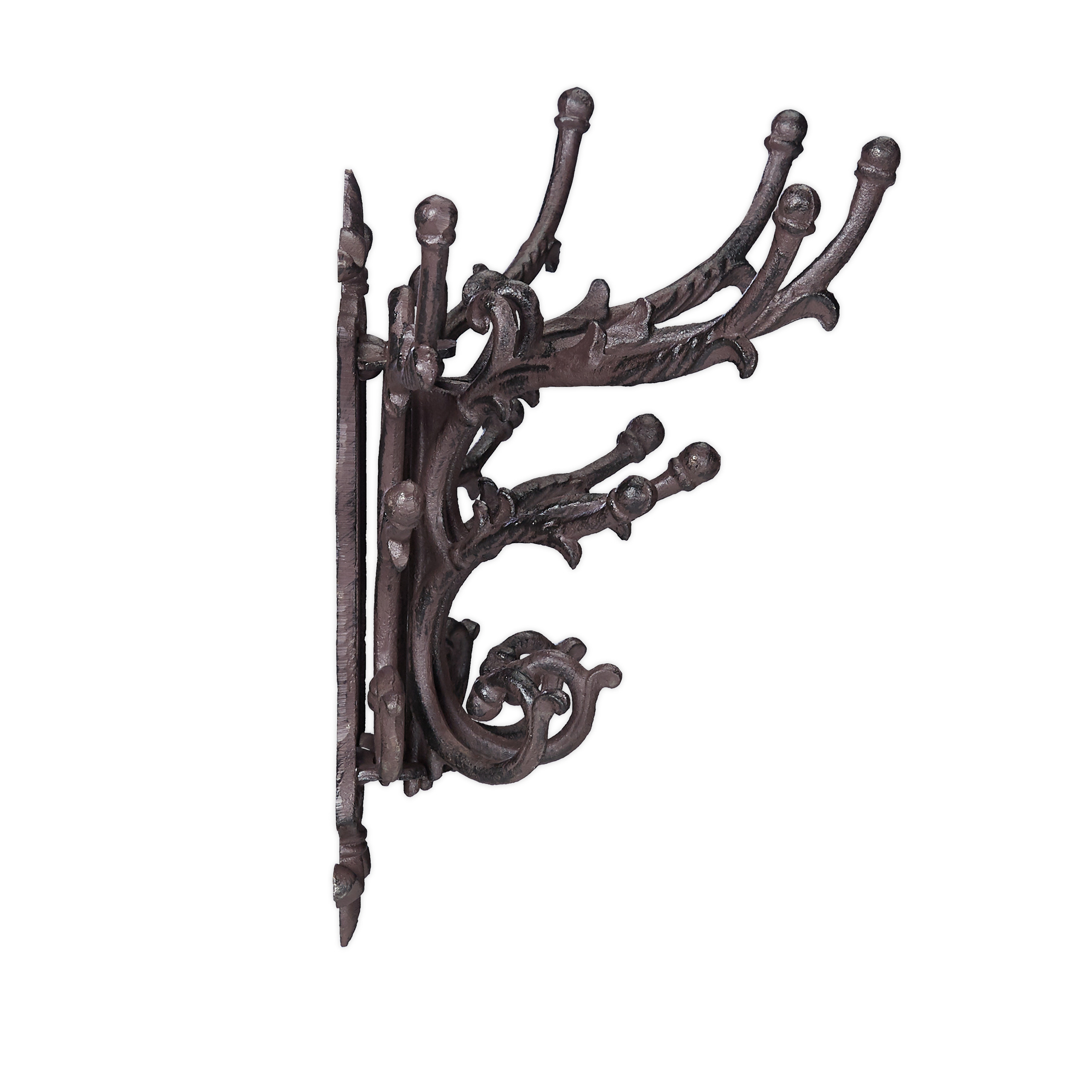 Wandgarderobe Garderobenhaken Antik Gusseisen Hakenleiste Garderobe Jackenhaken