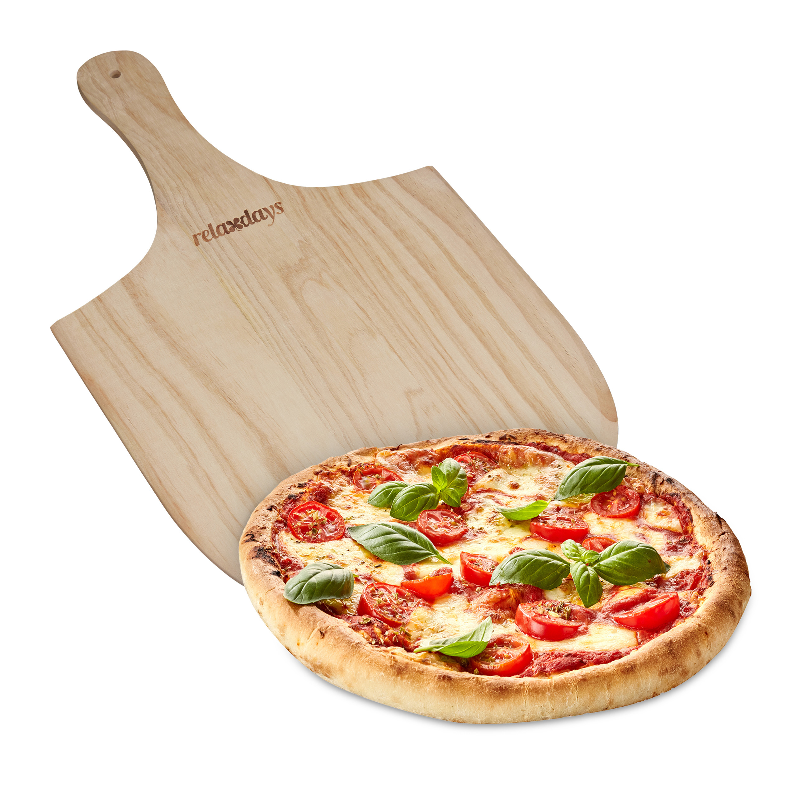 Flammkuchen Schieber Alu Holz Pizza