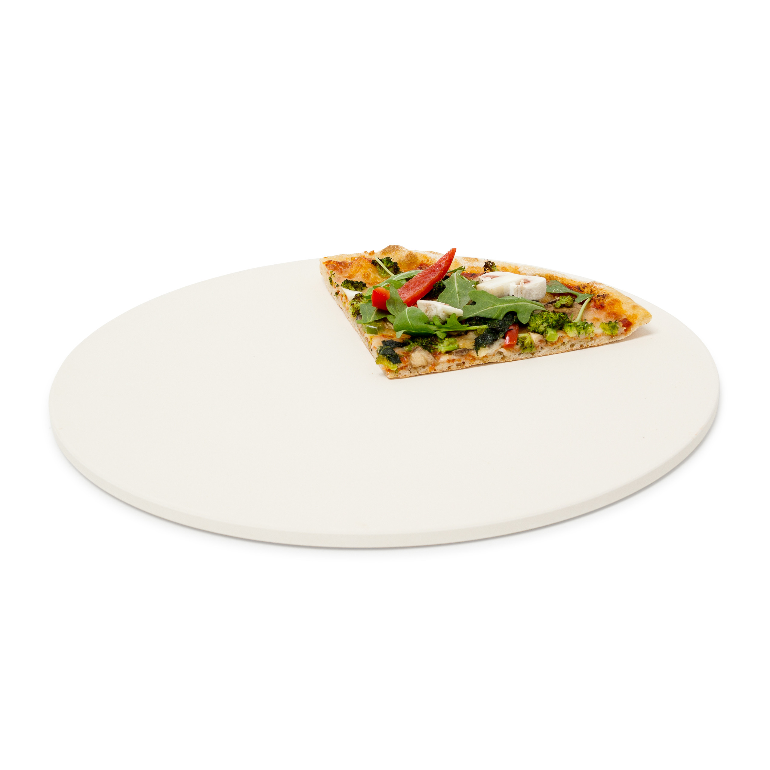 Pizzastein SET Schamottstein ø 33 cm Pizzaschaufel Brotbackstein Pizzaofen Flamm