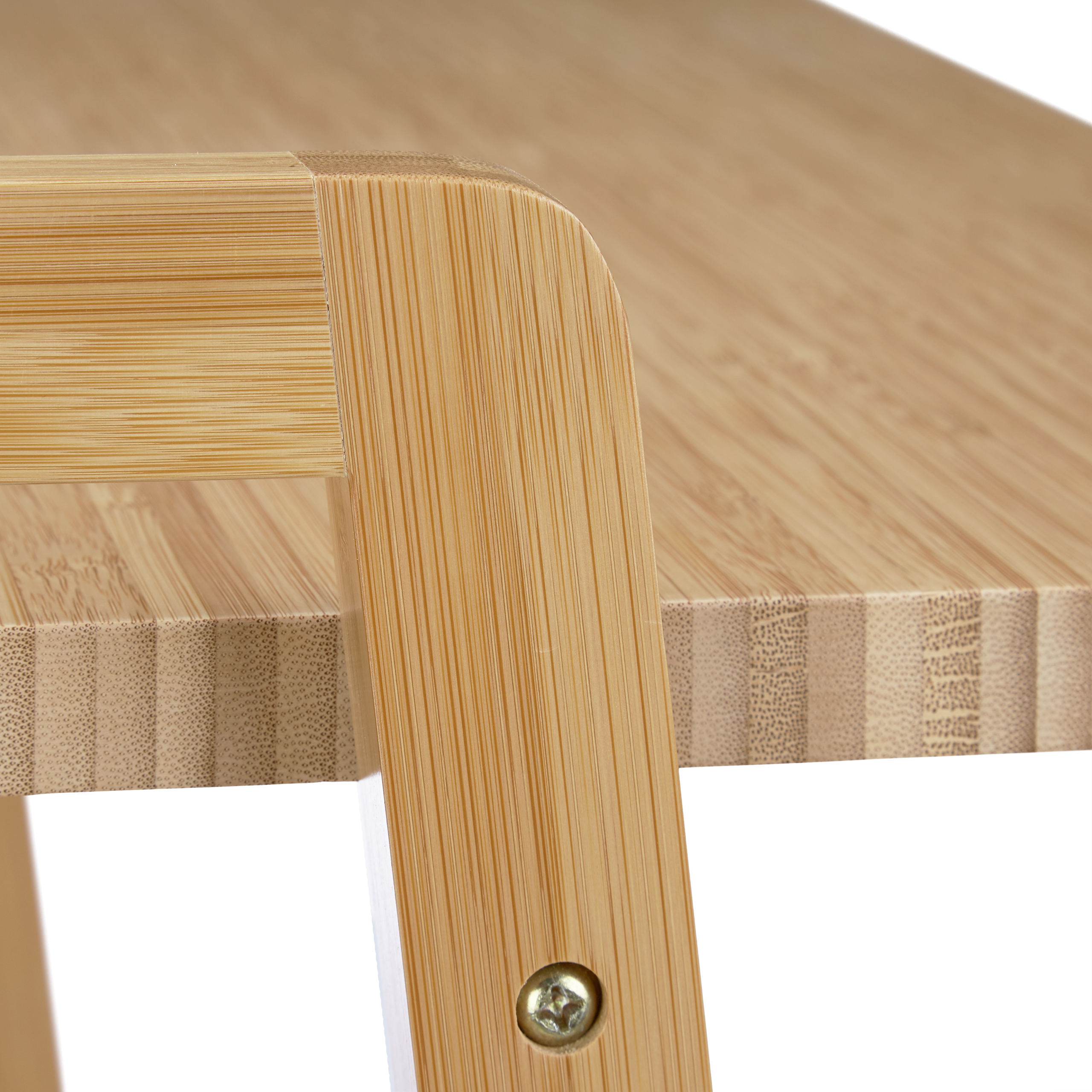 Schreibtisch Holz massiv Ablagetisch Computertisch 80x100 Kreuzstrebe