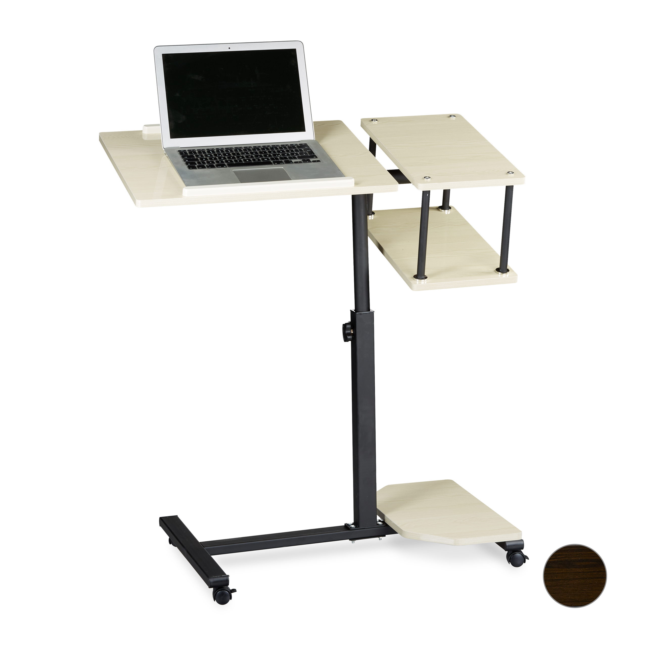 Ideal Swan Laptoptisch Höhenverstellbar - 18,9 Zoll Faltbar Für Couch & Bett