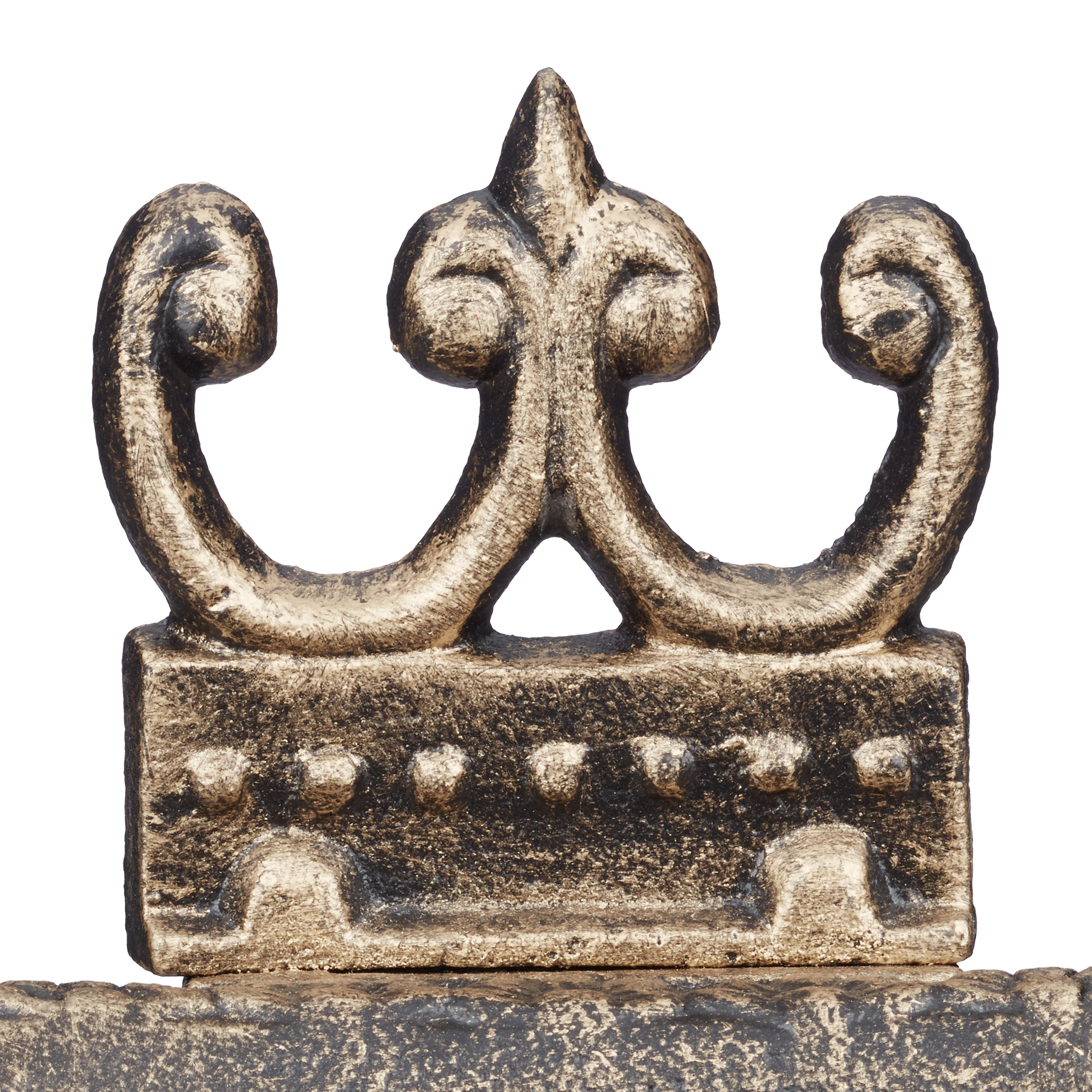 Seifenschale antik, Gusseisen Seifenspender m. Standfüßchen, massiv