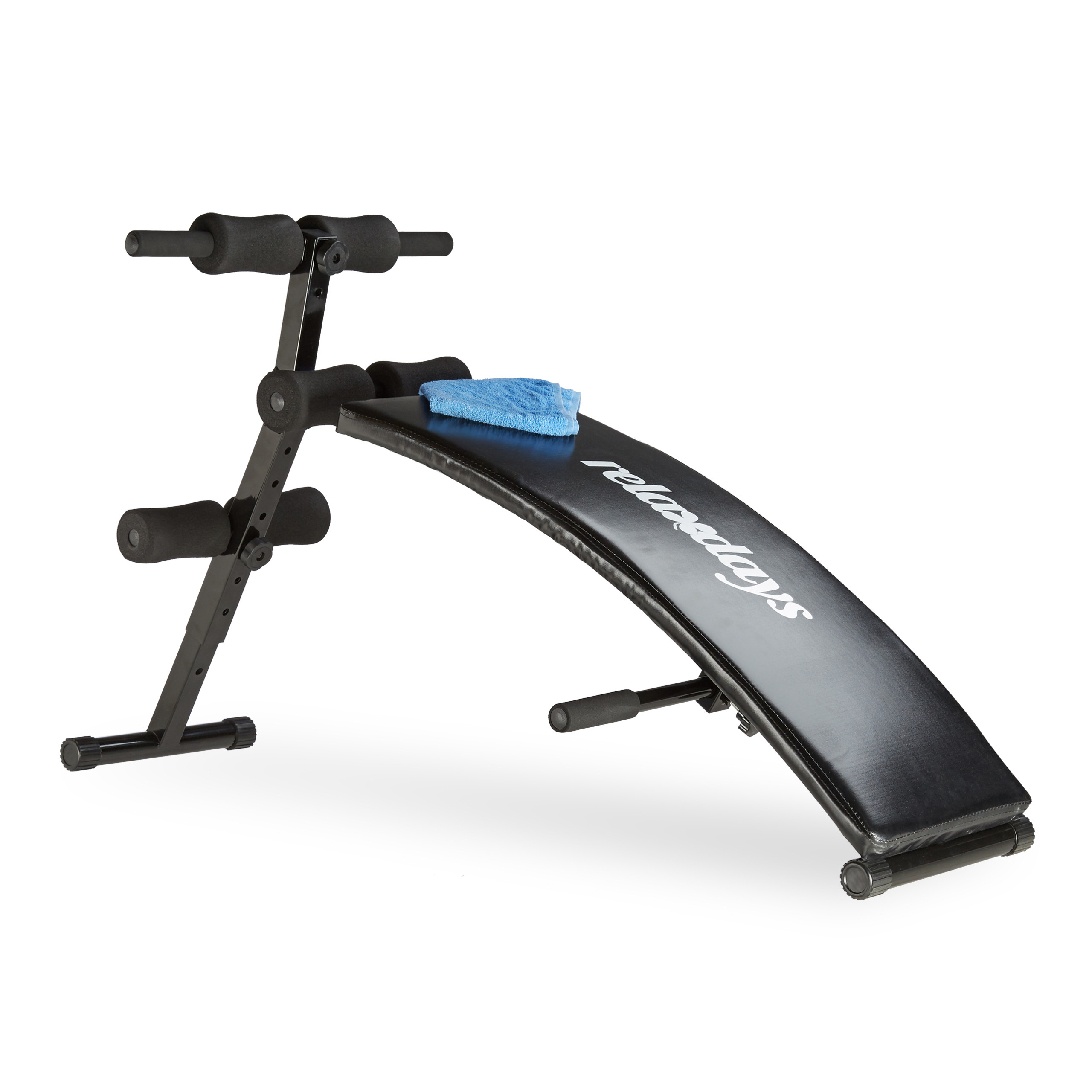 Bauchtrainer 4-Fach verstellbar /& klappbar Inkl gepolsterte Fitnessbank Sit-up
