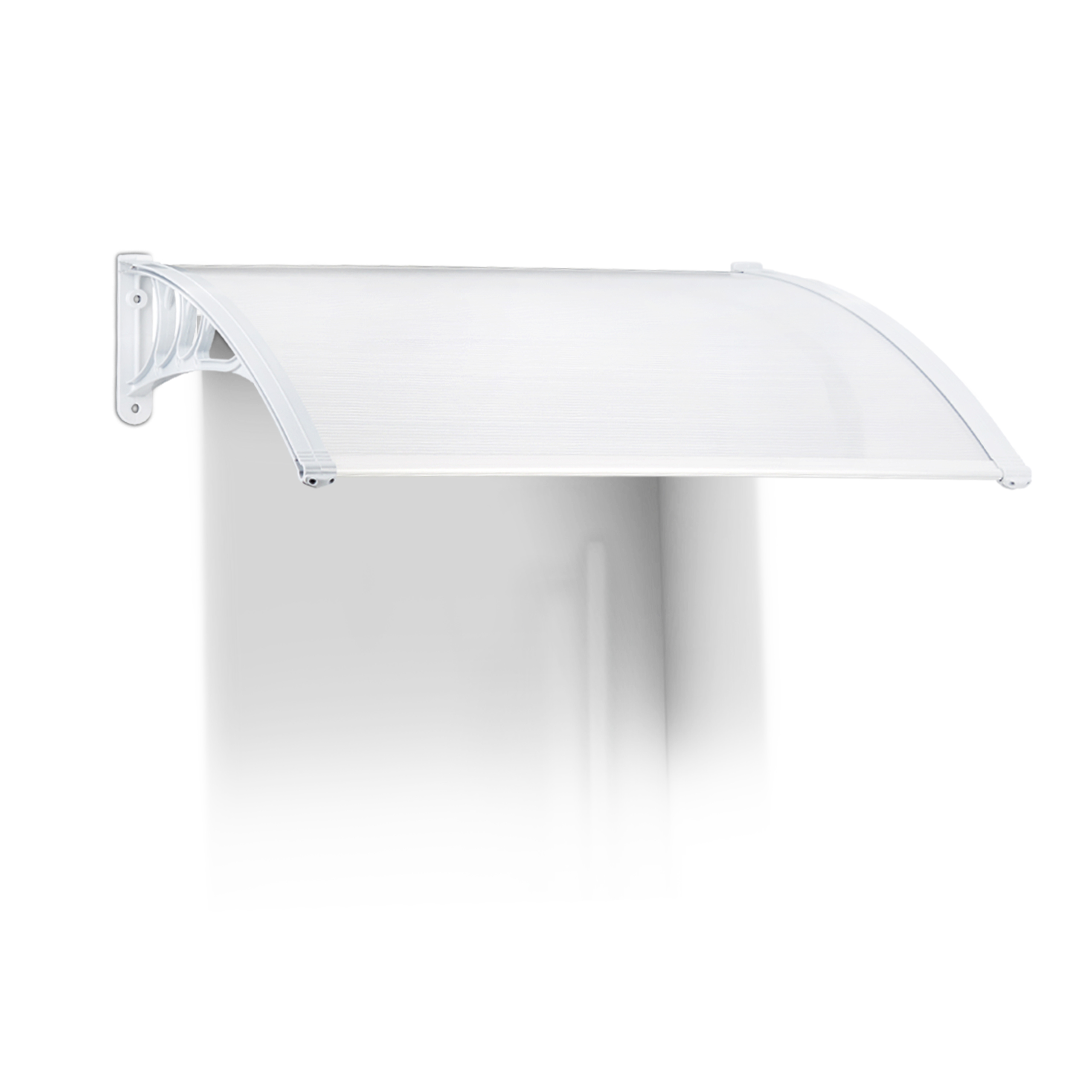 Aluminium Vordach Türvordach 150 x 100 cm Haustürvordach Türdach Pultvordach Neu