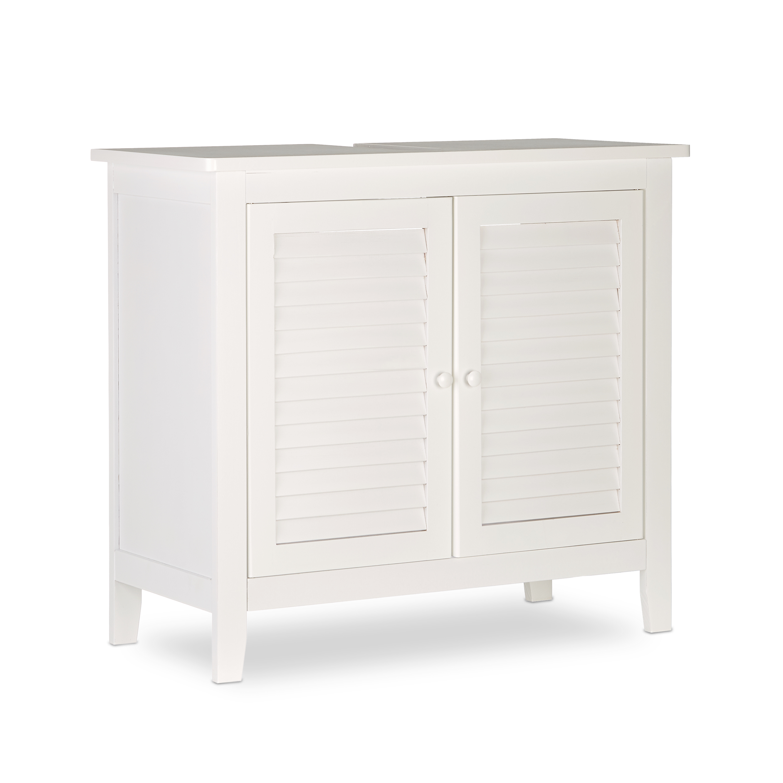 Waschbeckenunterschrank LAMELL Bambus Unterschrank Badschrank