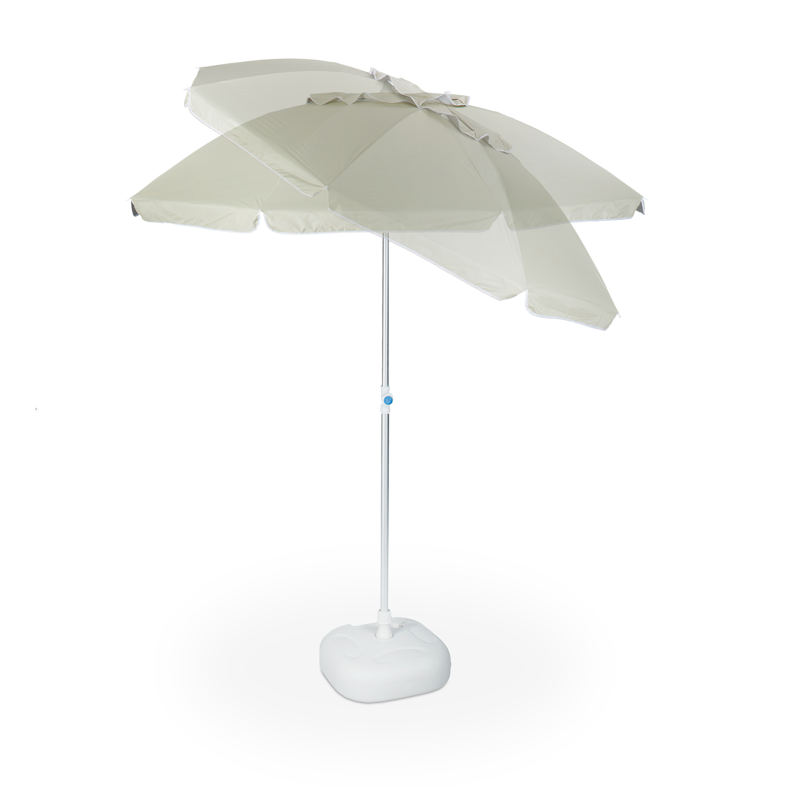 Sonnenschirm 180 cm, Bespannung aus Polyester, Gartenschirm