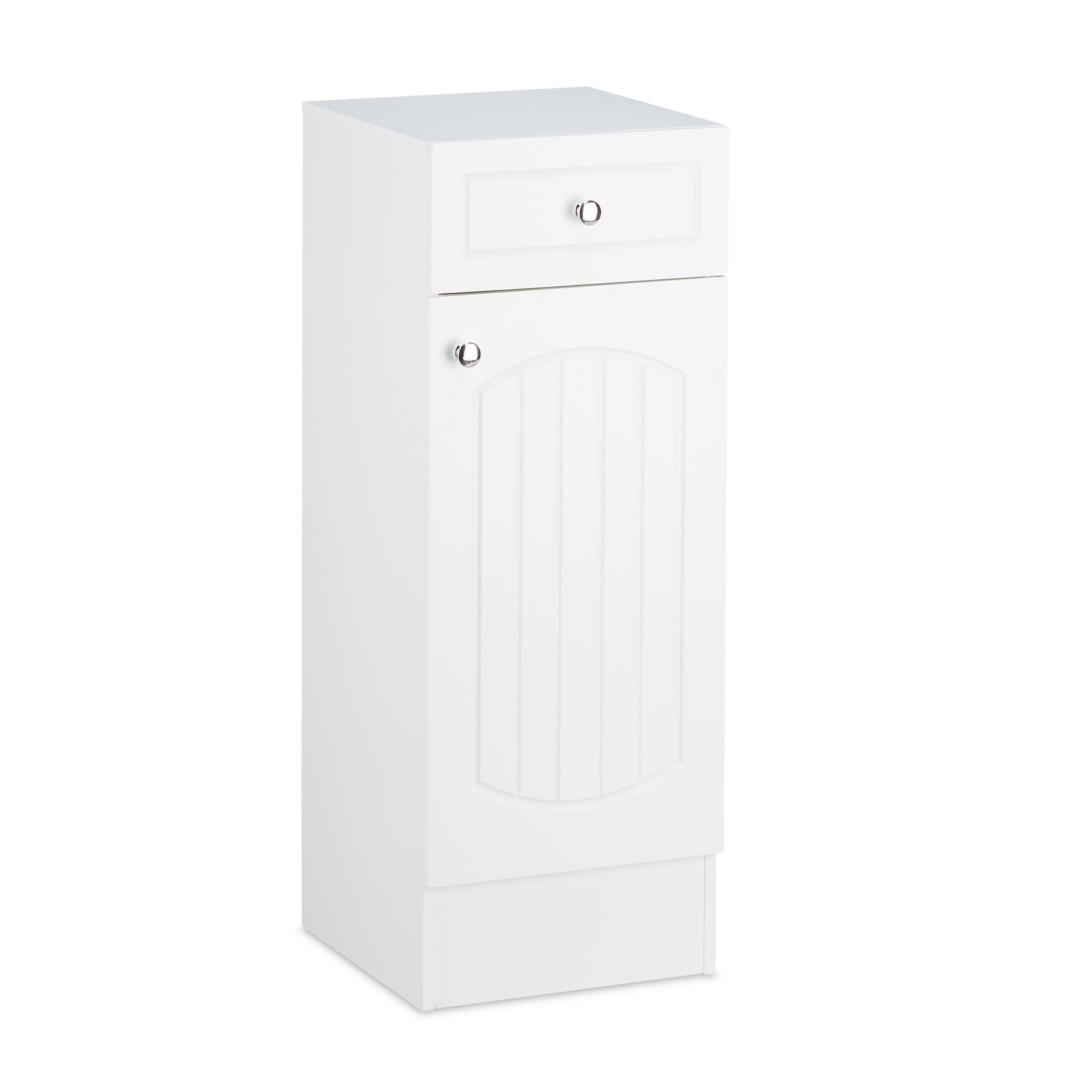 Badschrank Holz Badezimmerschrank weiß MDF Schublade Badschränkchen