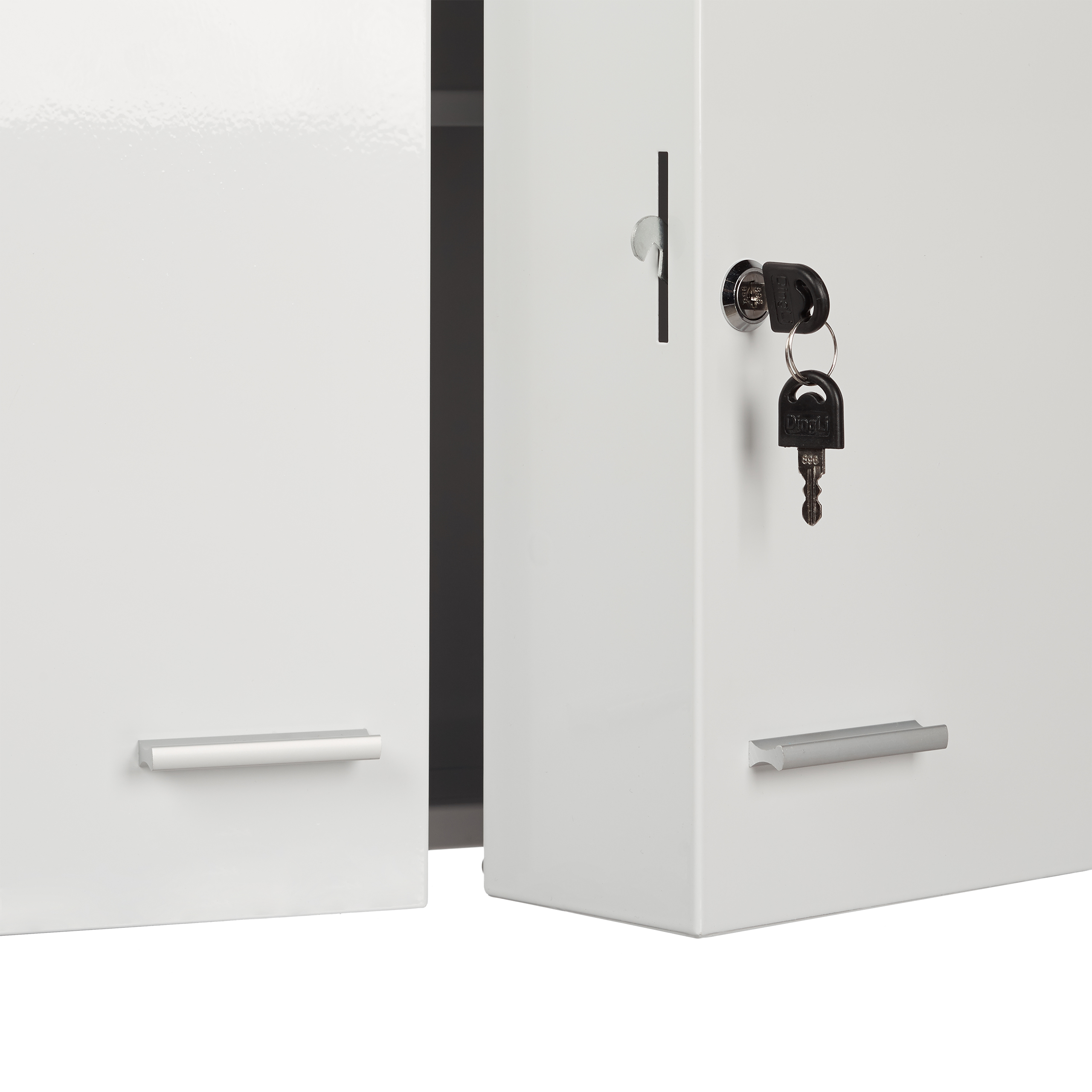 Medikamentenschrank XXL abschließbar Metall weiß, Medizinschrank groß