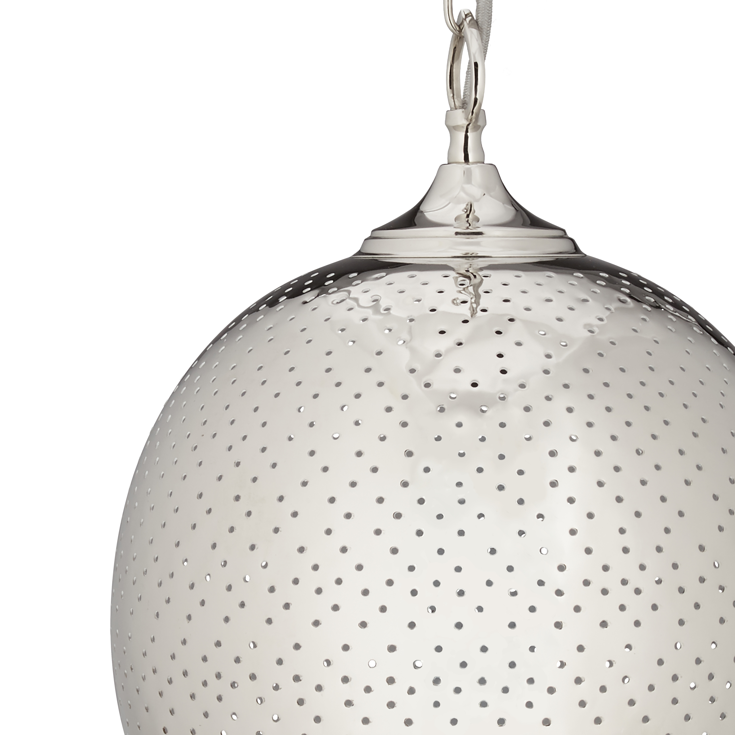 Kugel Pendelleuchte, Hängelampe silber, Pendellampe, Deckenleuchte