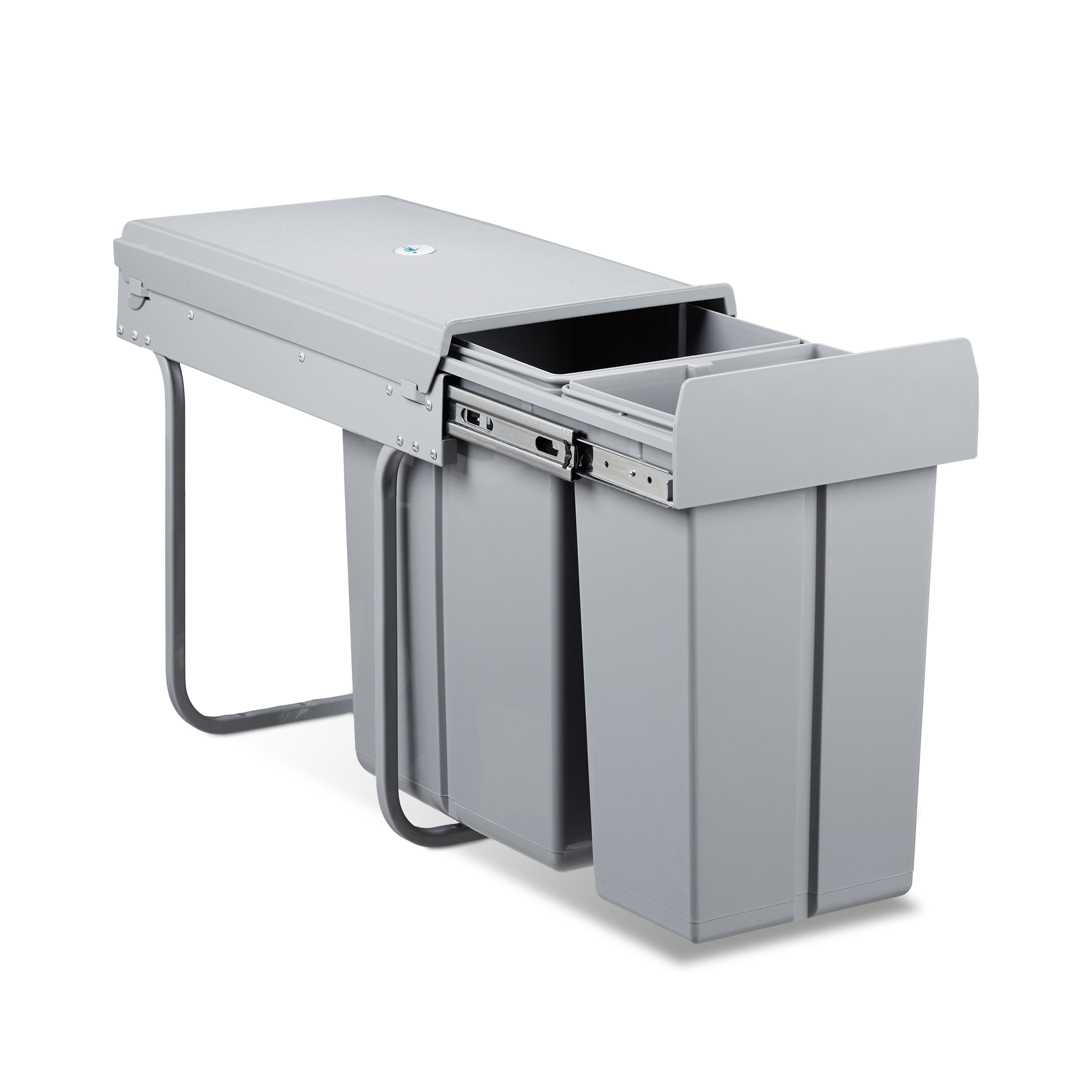 Mülltrennsystem 2fach Küche Abfallsystem Abfallsammler Mülleimer