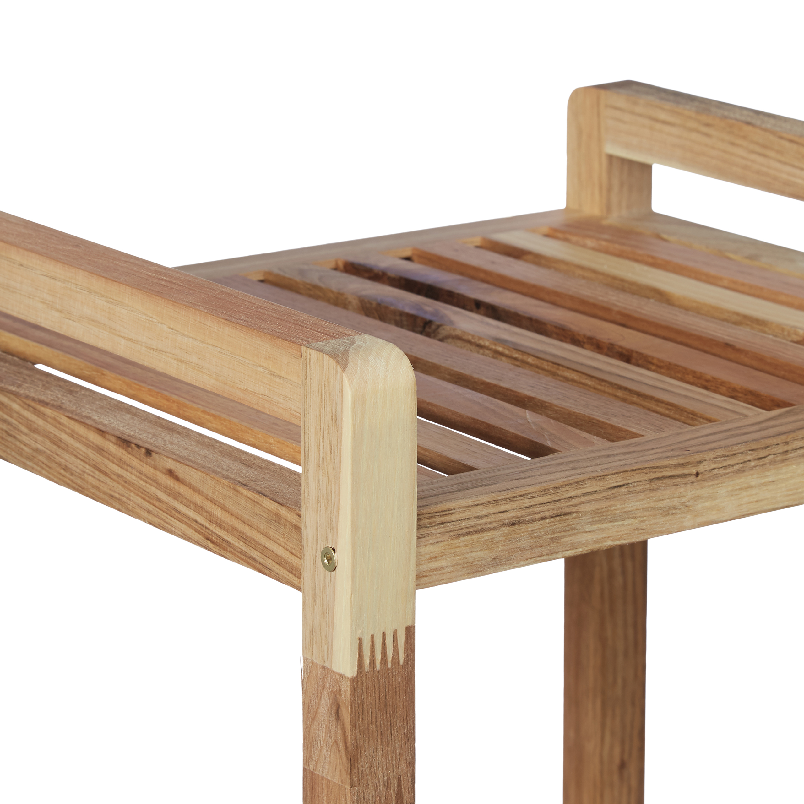 Badezimmerregal Holz Rollwagen Rollcontainer Küchenregal Rollregal