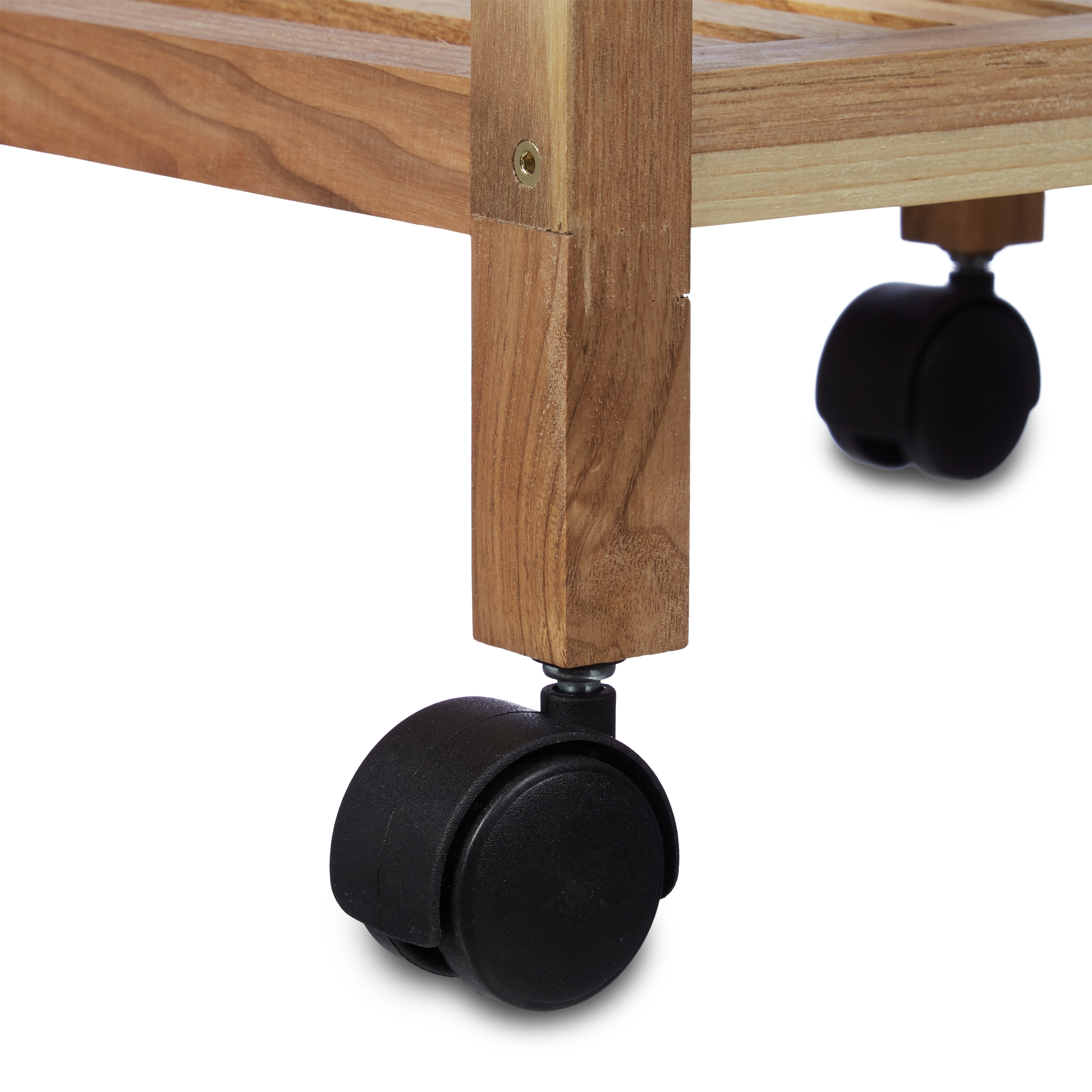 Badezimmerregal Holz Rollwagen Rollcontainer Küchenregal Rollregal