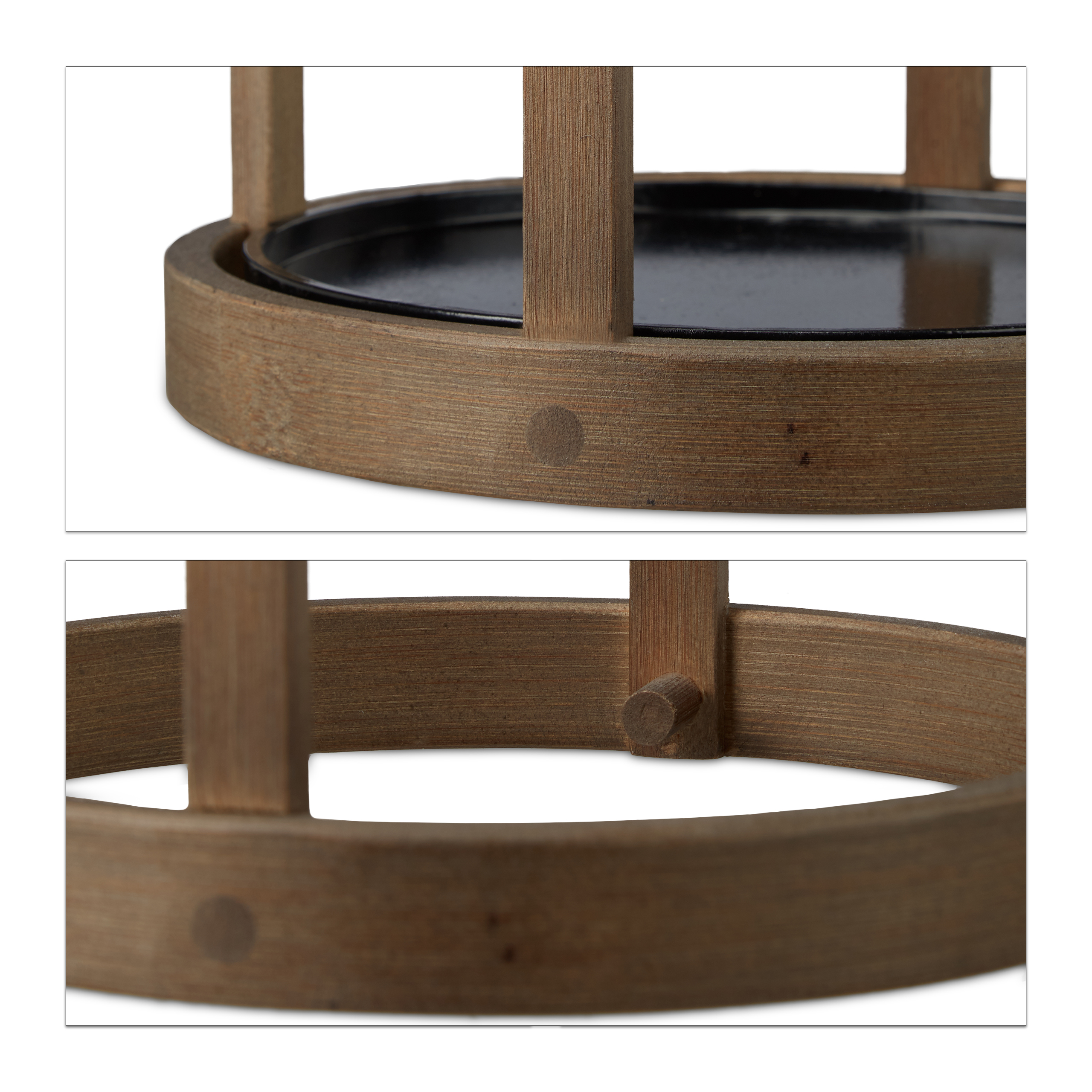 Schirmständer Bambus Schirmhalter Holz Regenschirmständer