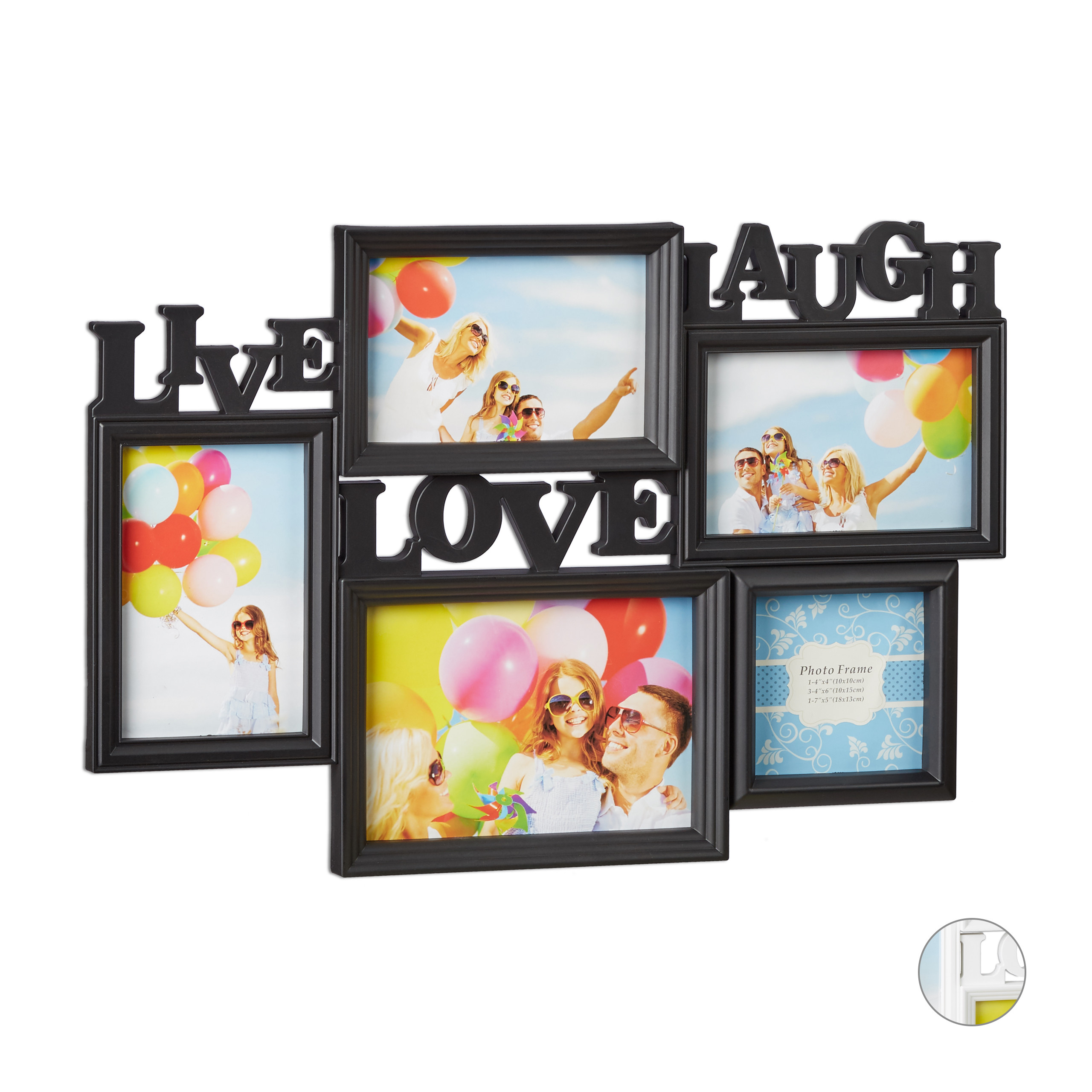 Picture Frame Live Love Laugh Photo Collage 5 Pictures Images Gallery
