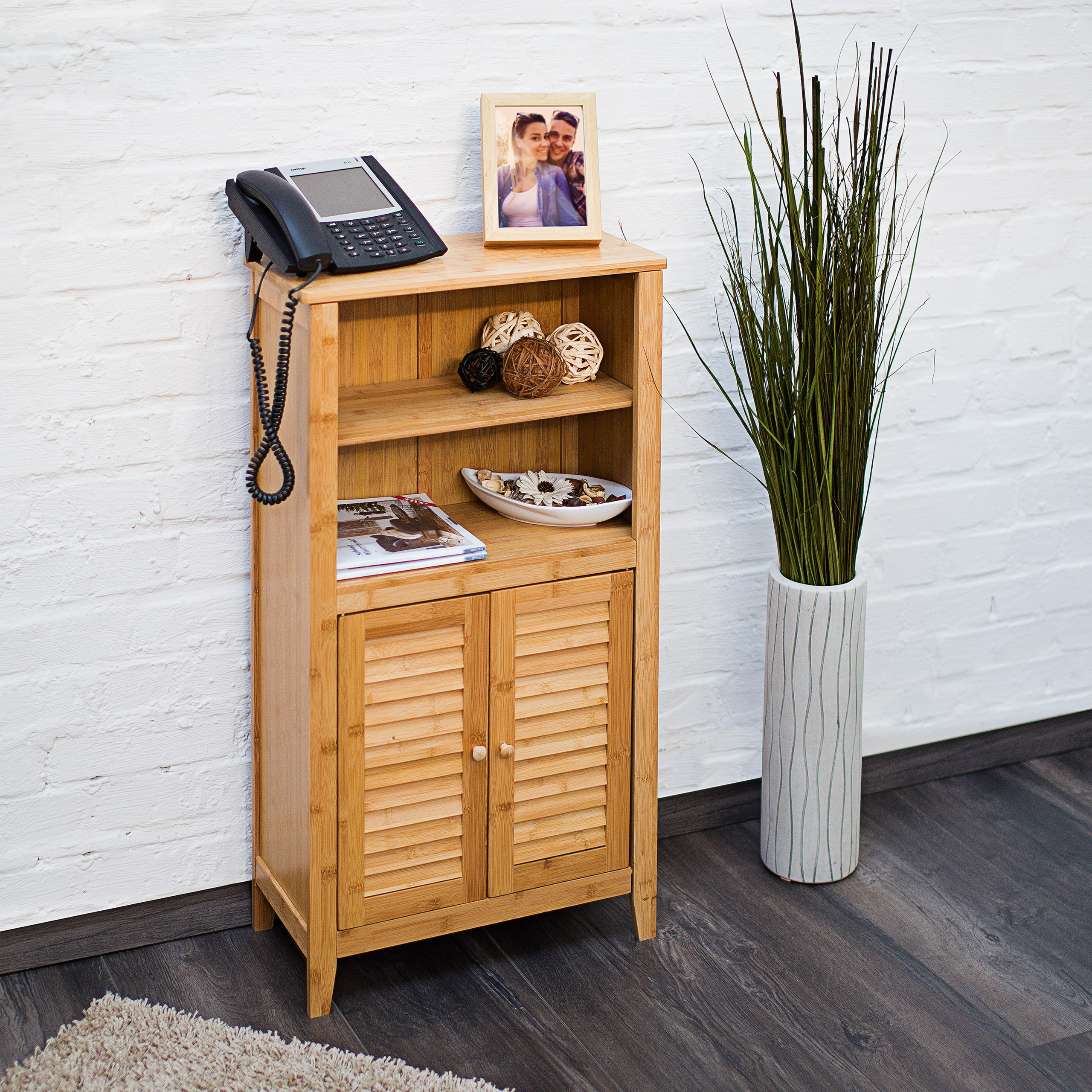 3 tlg. Badeinrichtungs Set LAMELL Badezimmerschrank