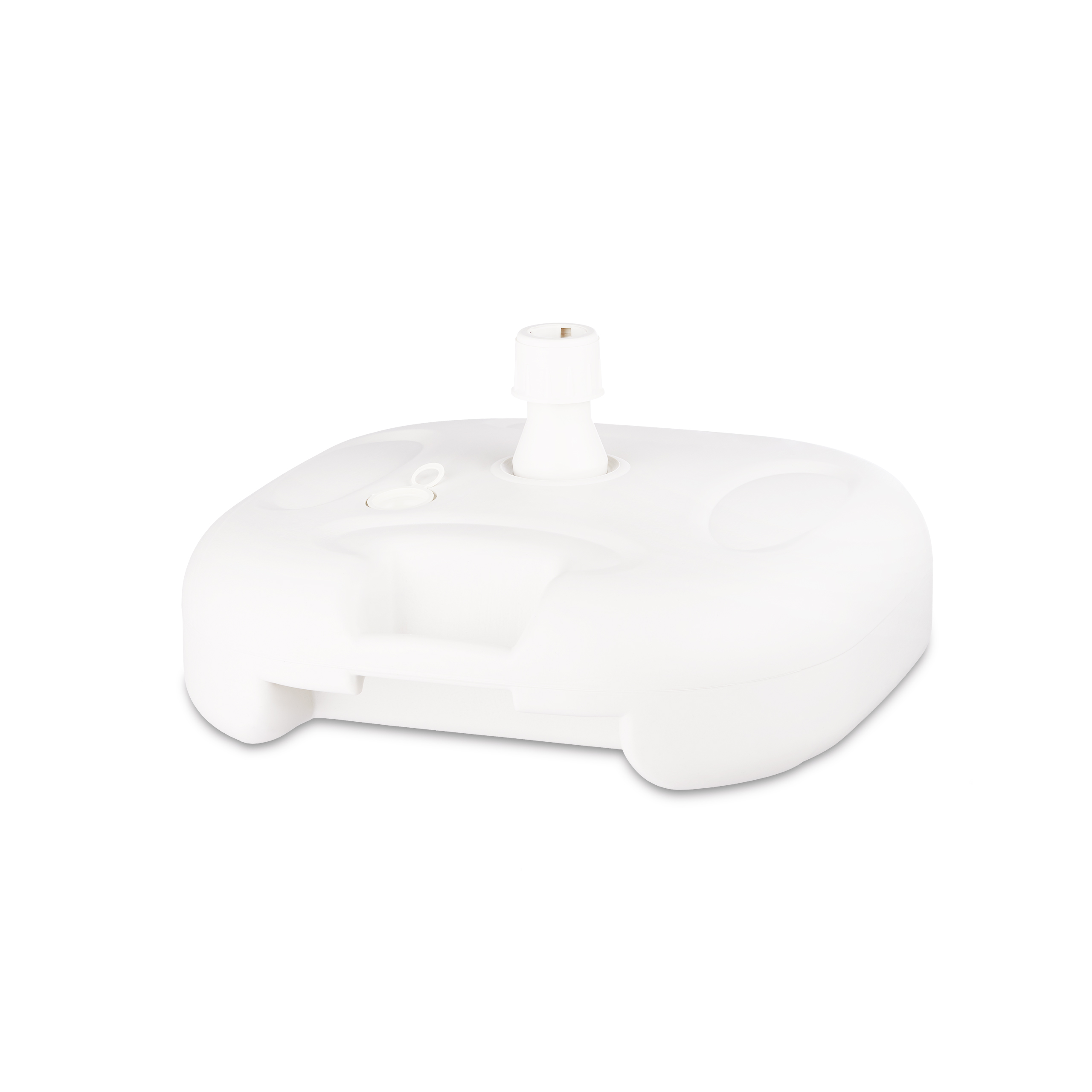 2 tlg. Sonnenschirm Set Sonnenschirmständer Sonnenschirm eckig