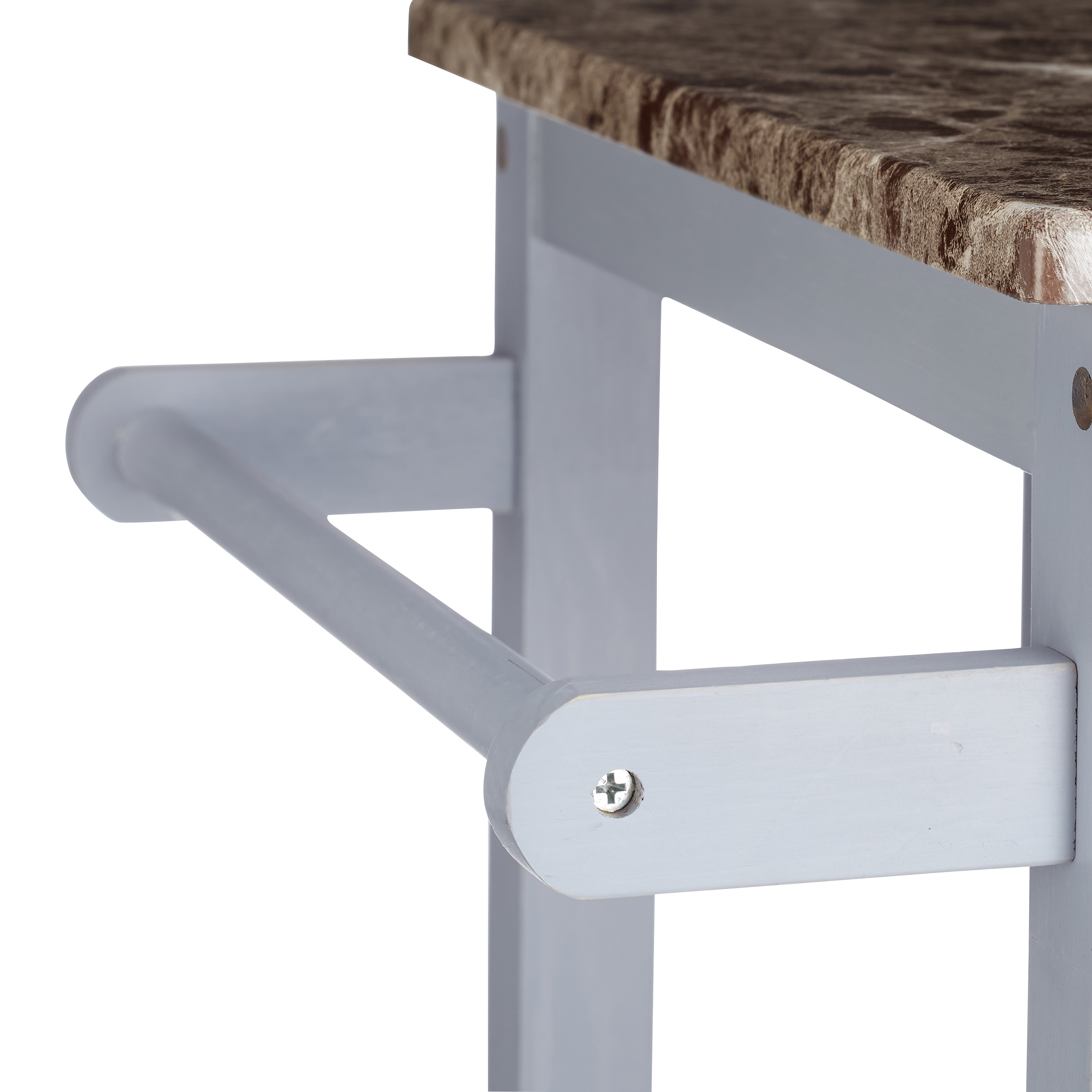 Küchenwagen Ablagen Rollwagen Schublade Servierwagen Regalwagen grau