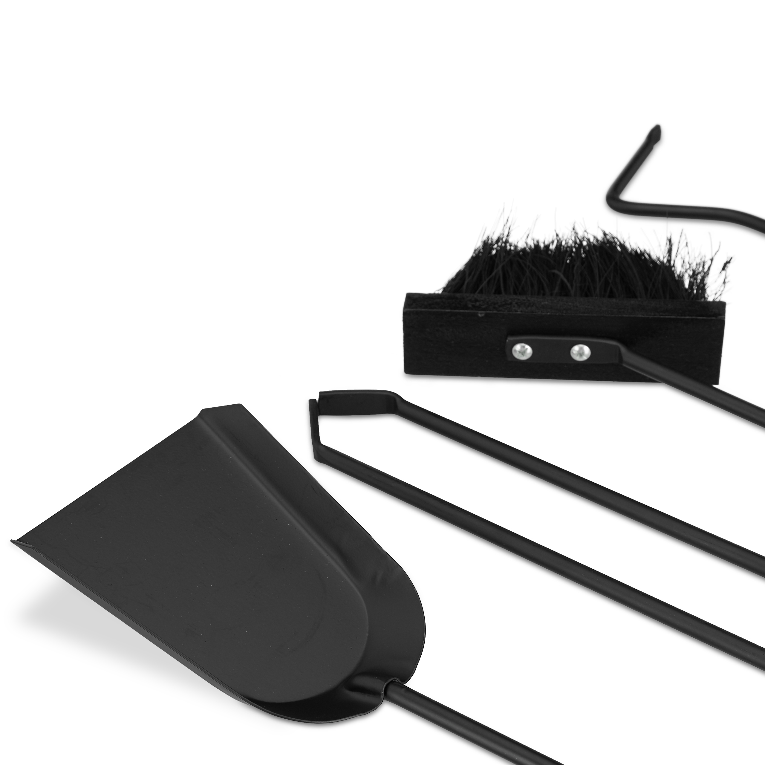 Kaminbesteck 5-teilig im Eimer Kaminzubehör Kamingarnitur modern