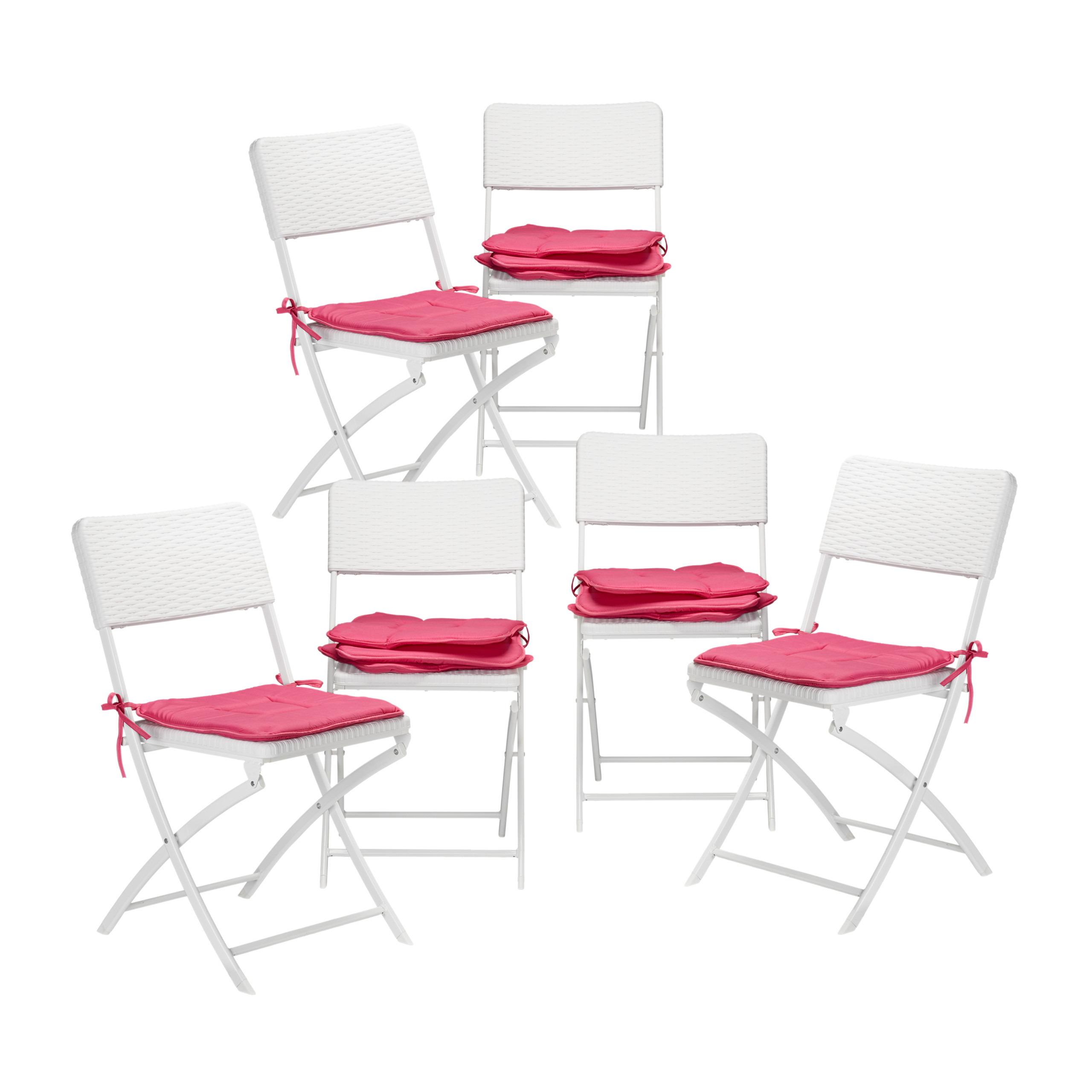 Stuhlkissen 12er Set Sitzauflage Sitzkissen Stuhlauflage Gartenstuhl