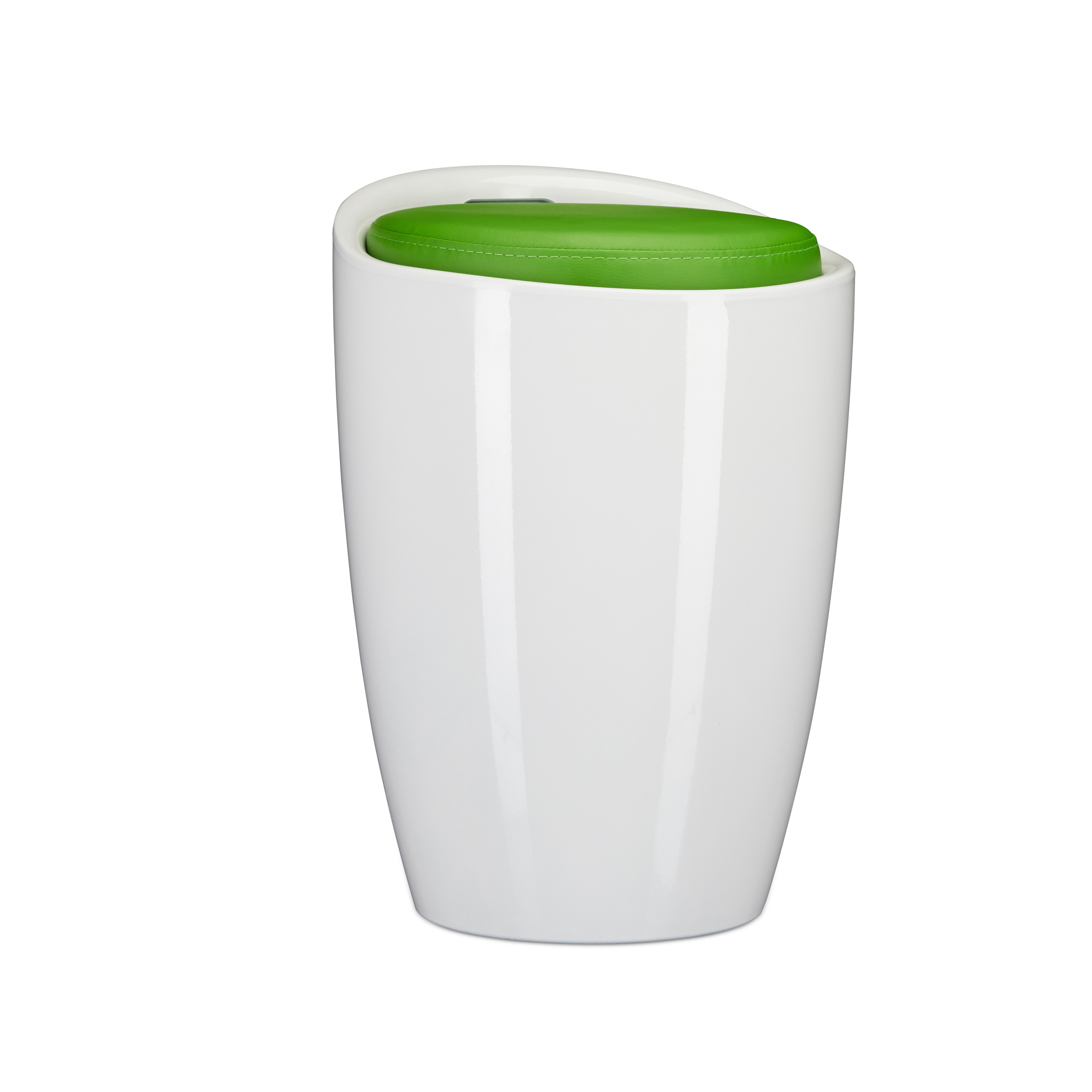 Badhocker Sitzhocker mit Stauraum Wäschekorb Wäschesammler