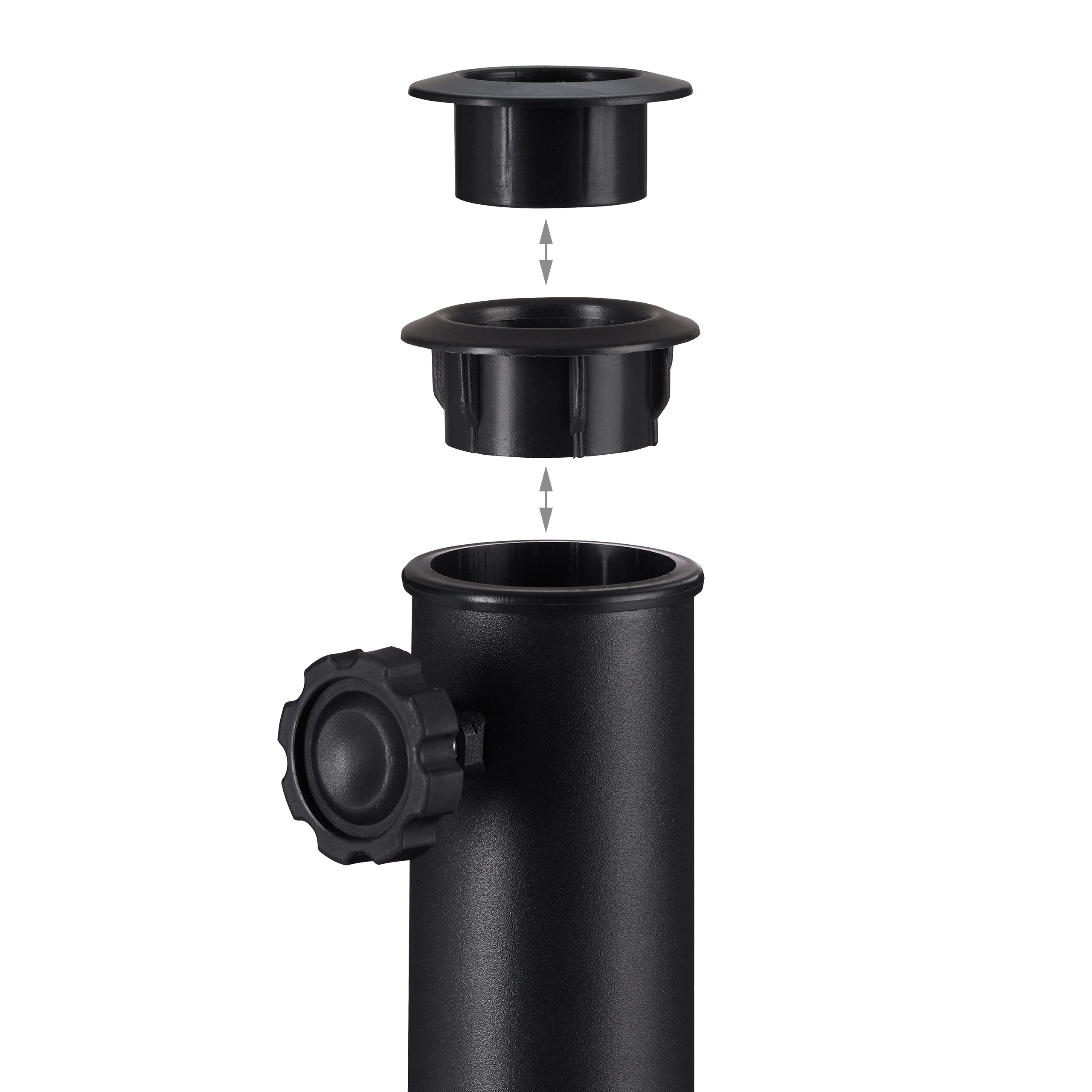 Schirmfuß Standfuß Sonnenschirmhalter Sonnenschirmständer schwarz