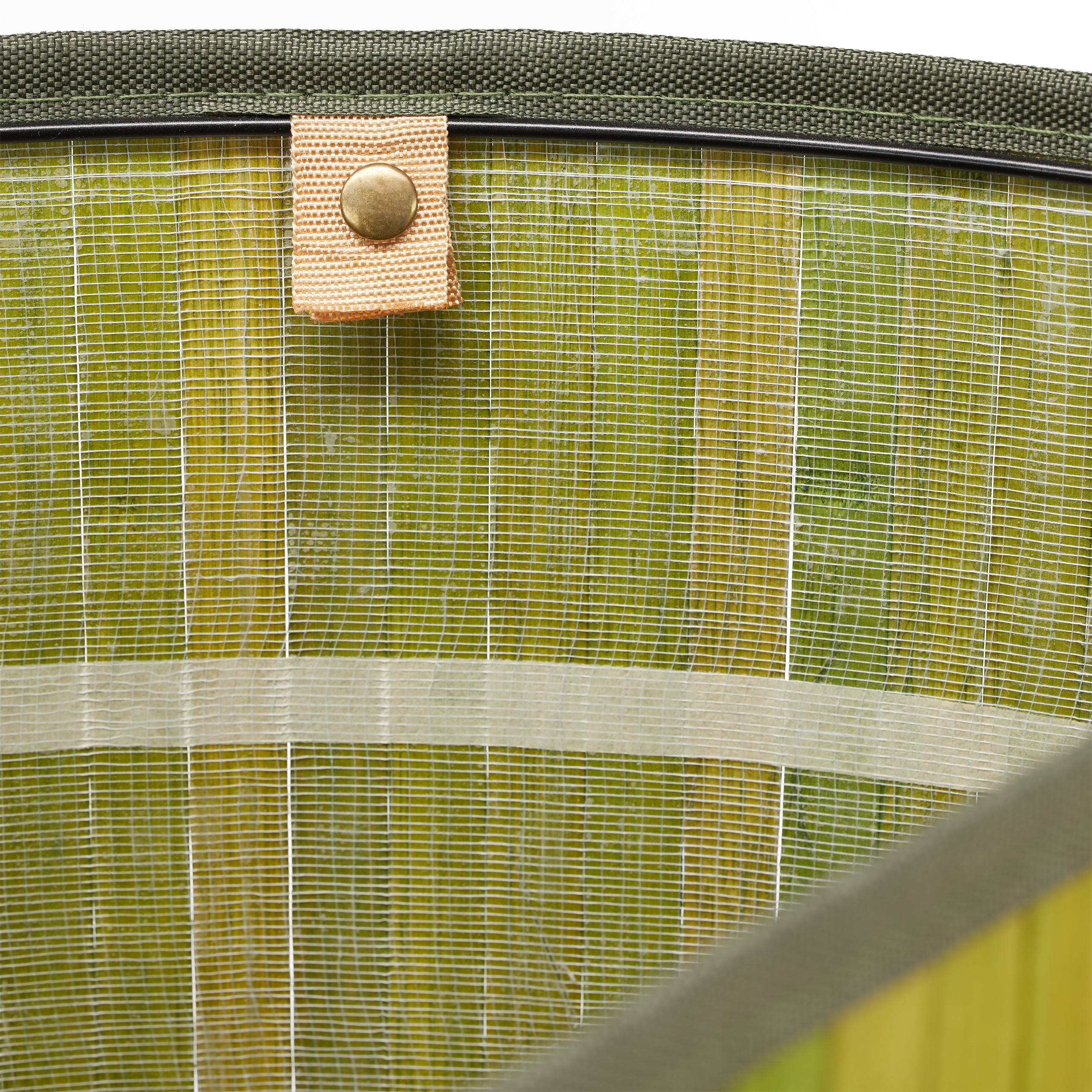 Eckwäschekorb Bambus Wäschekorb Ecke 60 l Raumspar Wäschekorb Deckel