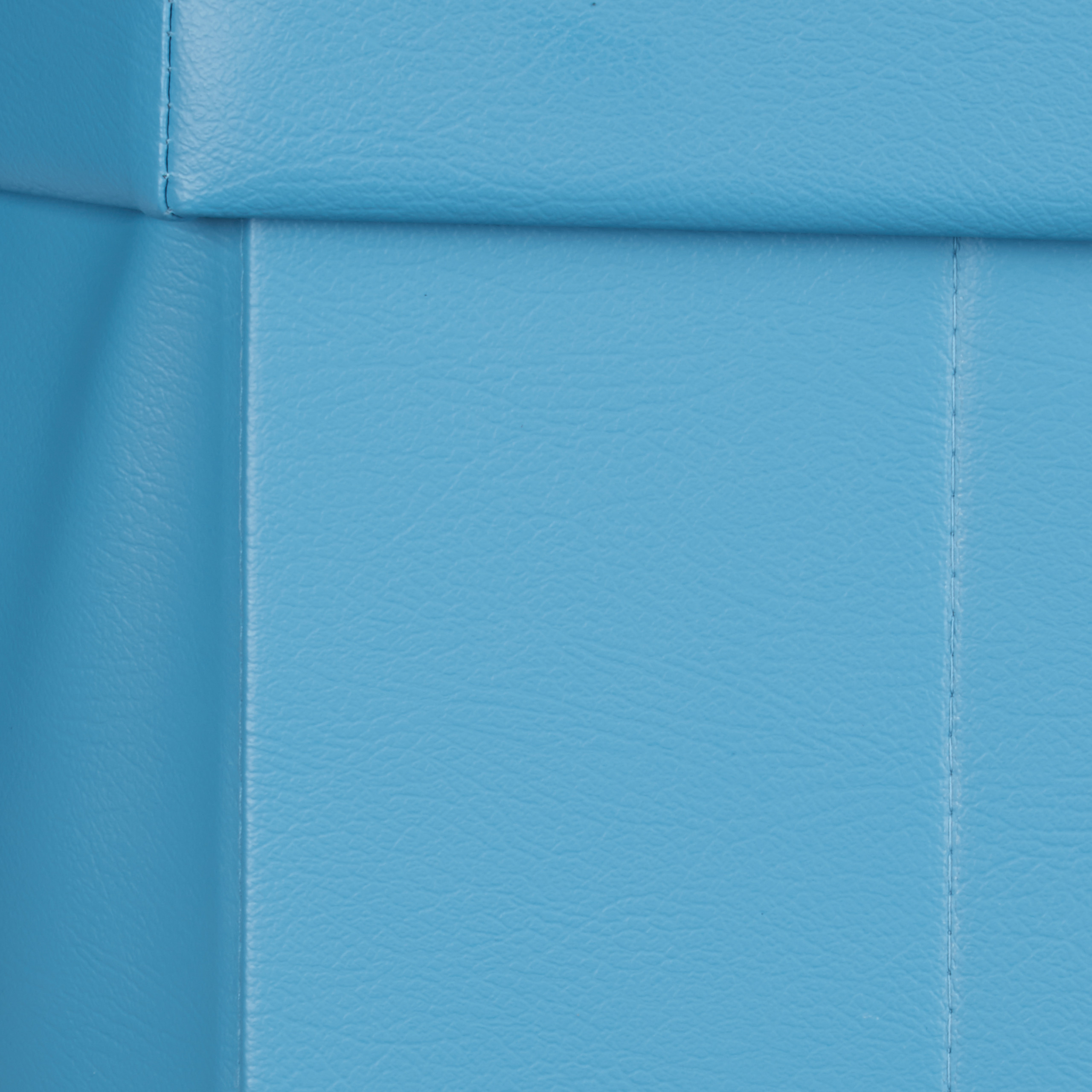 Faltbarer Sitzhocker Kunstleder Sitzwürfel Aufbewahrung Hocker Leder